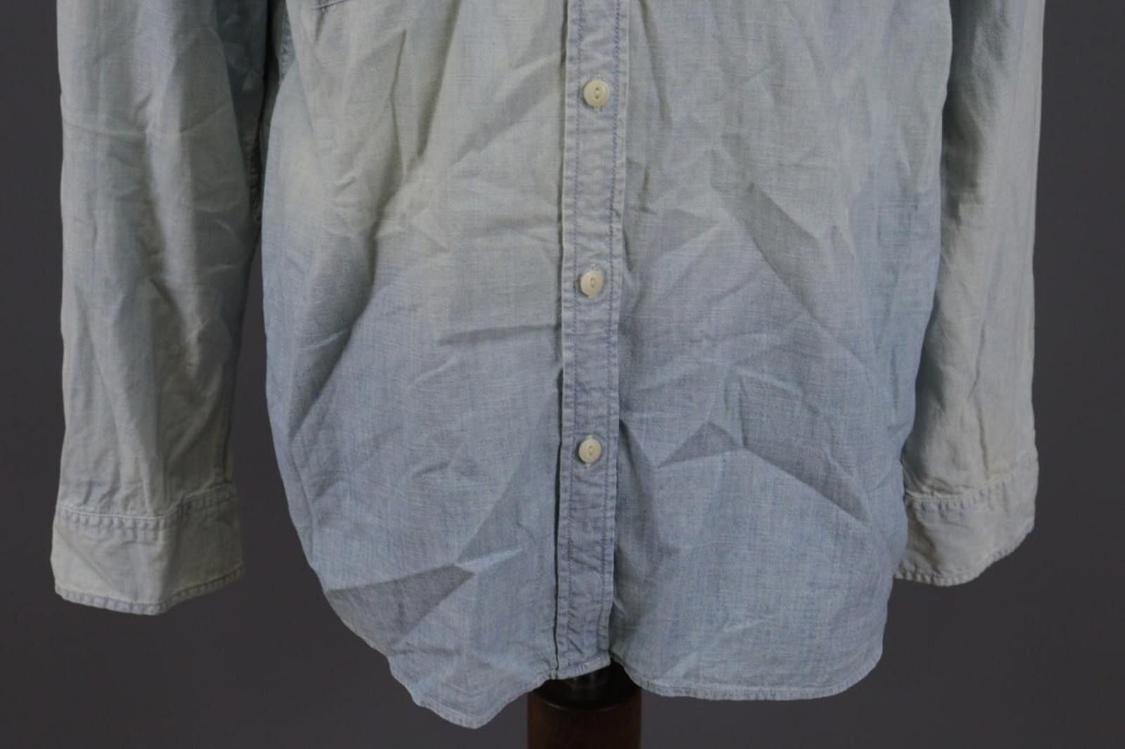 Denim & Supply Ralph Lauren Men Denim & Supply Ralph Lauren Blue Denim Over Shirt XL Size US XL / EU 56 / 4 - 3 Thumbnail