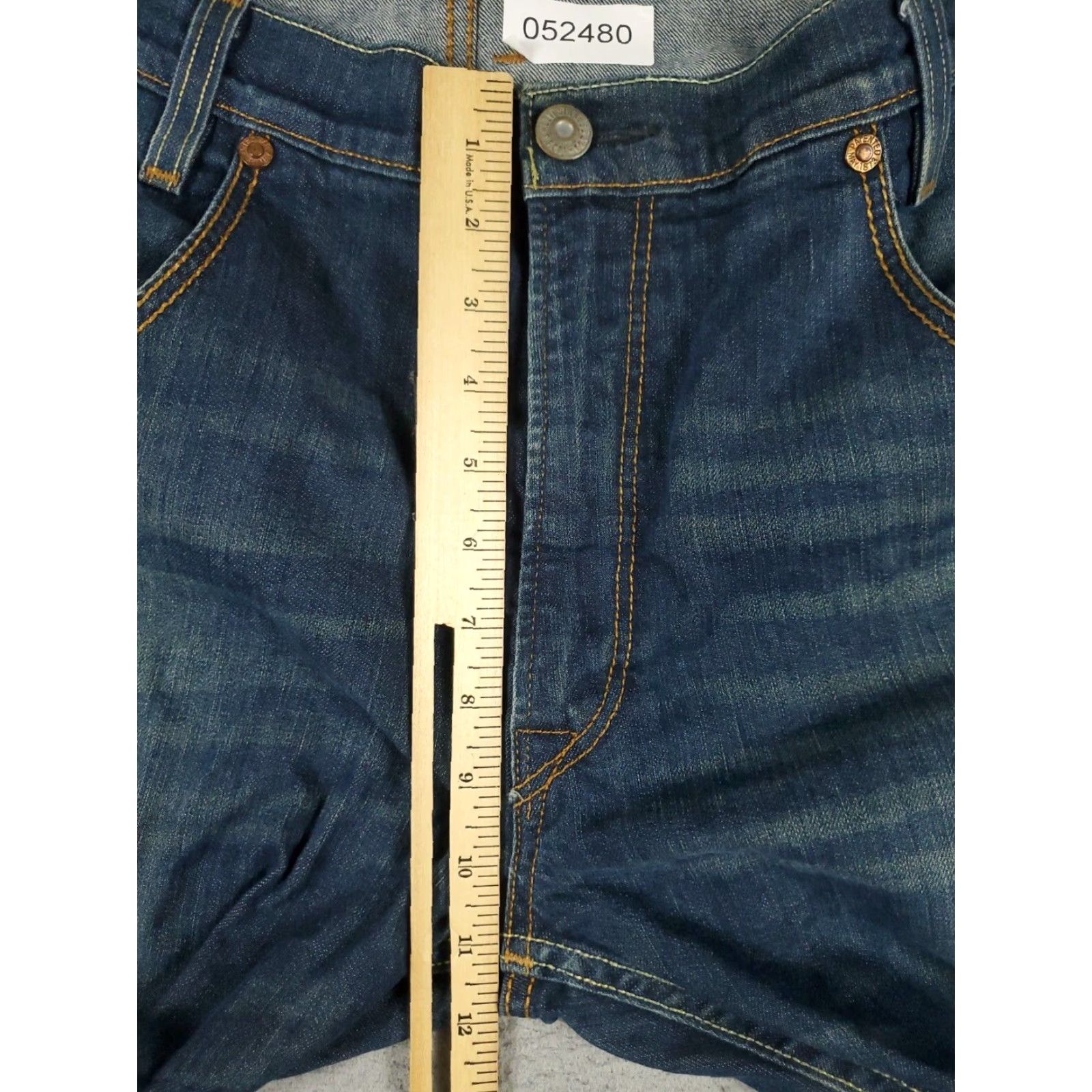 Levi's Levis Mens Straight Leg Jeans Blue 38x30 Extra Large XL Casual Denim Pants Size US 38 / EU 54 - 3 Thumbnail