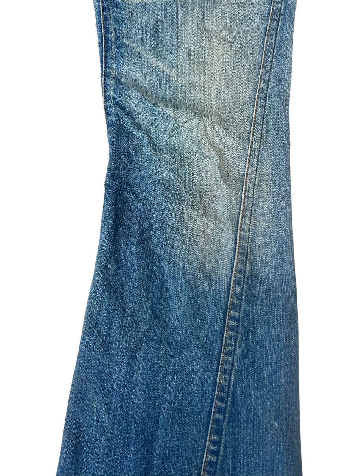 BUFFALO BOBS Vintage Buffalo Jeans Distress Dirty Mud Denim Bootcut Jeans Size US 31 - 10 Thumbnail