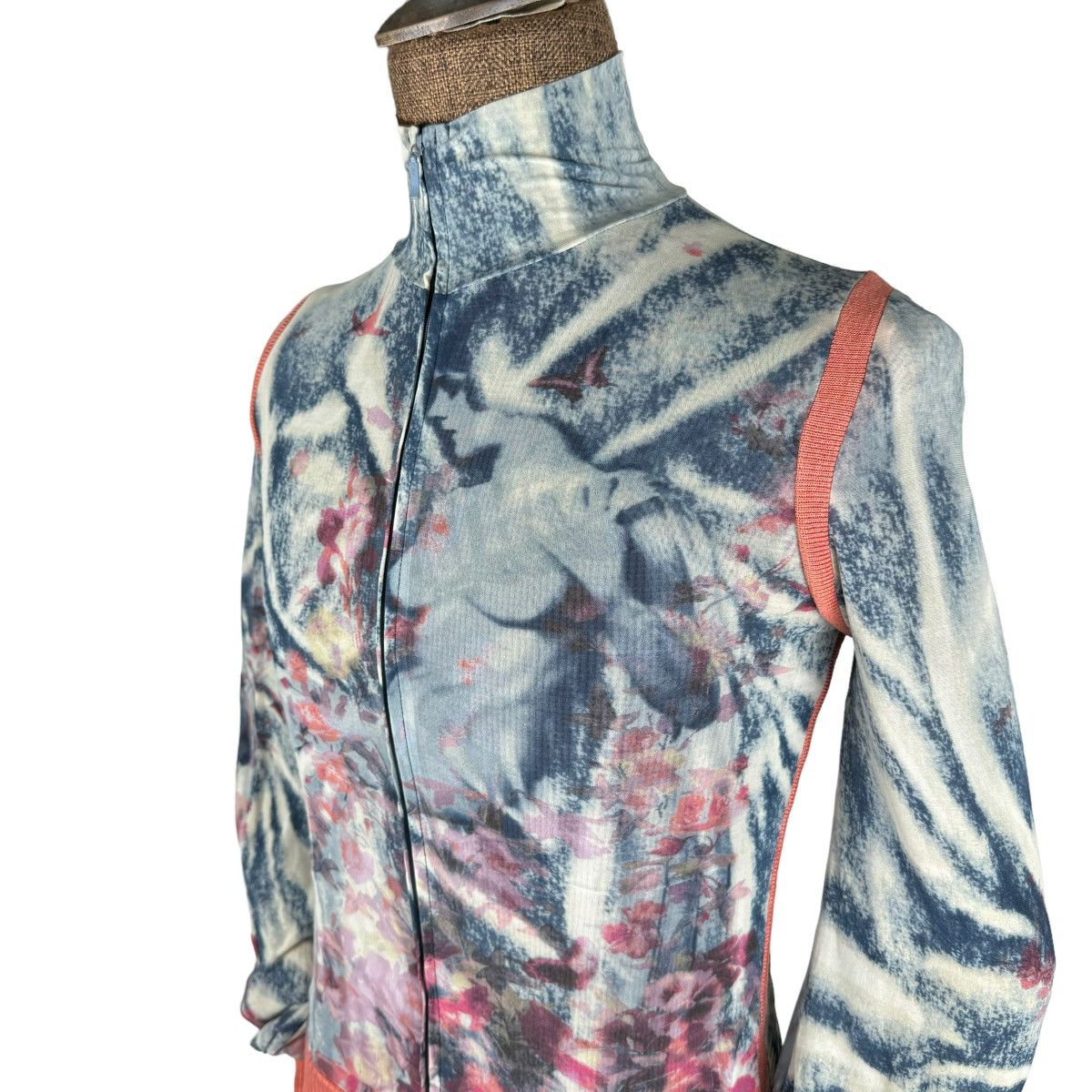 Jean Paul Gaultier ☀️JEAN PAUL GAULTIER FEMME TURTLE NECK ZIP SWEATER Size S / US 4 / IT 40 - 3 Thumbnail