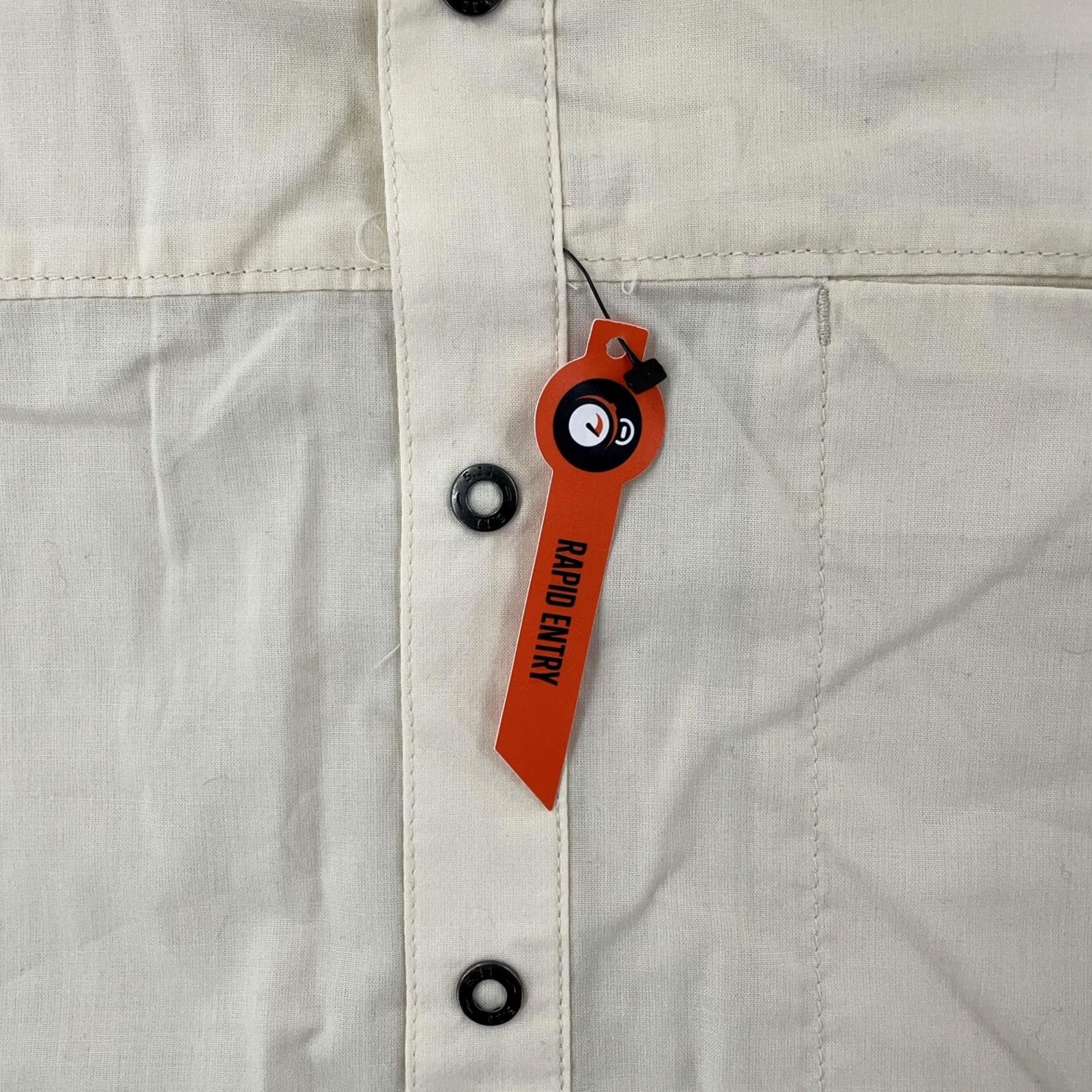 Vintage 5.11 Tactical Shirt Mens Medium Ivory Igor Solid L/S Snap Front Rapid Entry Size US M / EU 48-50 / 2 - 3 Thumbnail