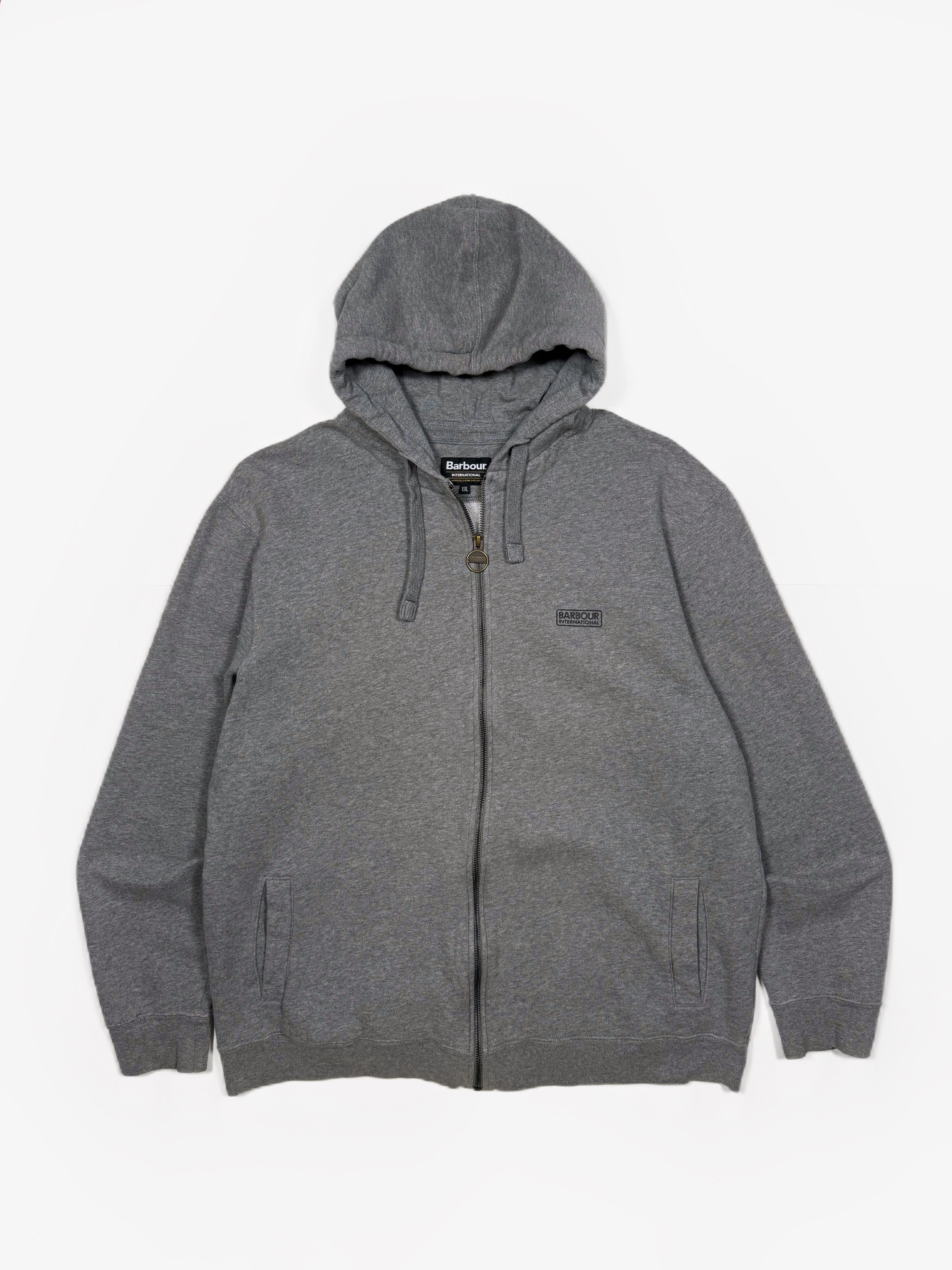 Barbour Men's Barbour Gray Full Zip Hoodie XXL Size US XXL / EU 58 / 5 - 1 Thumbnail