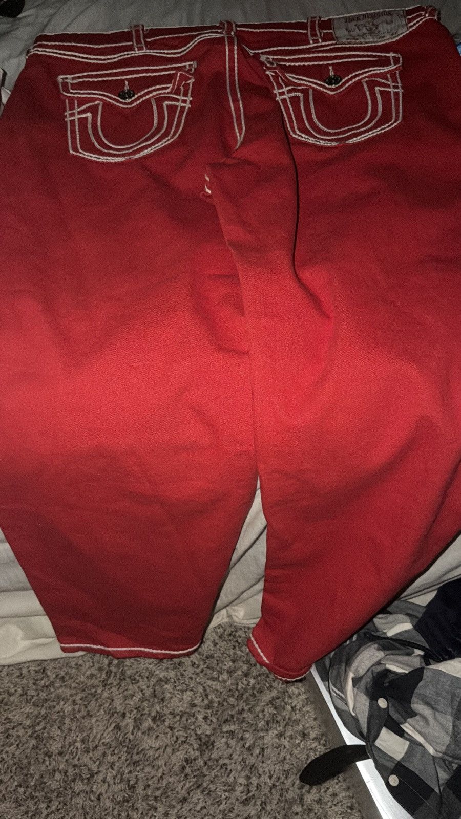 True Religion True religion ultra baggy vinny red jeans Size US 44 / EU 60 - 2 Thumbnail