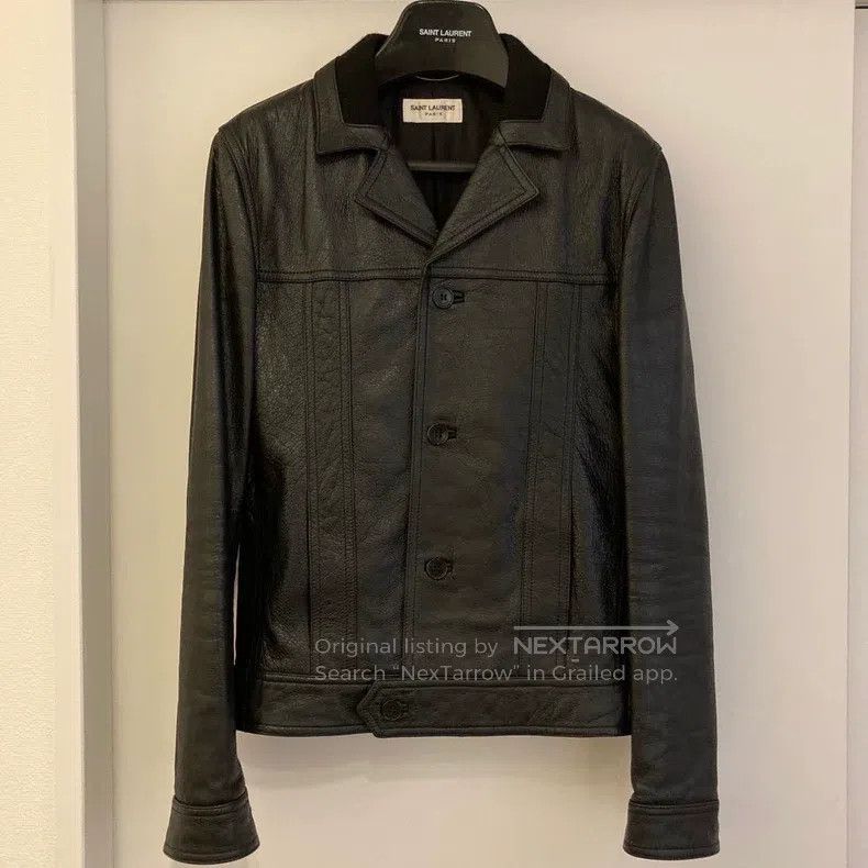 Saint Laurent Paris Saint Laurent Paris Lamb Leather Jacket Size US S / EU 44-46 / 1 - 1 Thumbnail