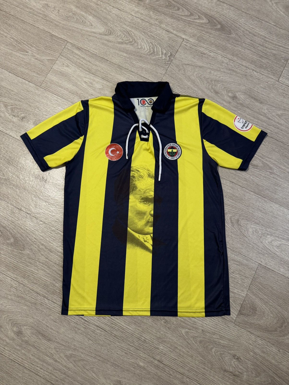 Vintage Limited Fenerbahce 2023/24 100th Anniversary Jersey Official Size US L / EU 52-54 / 3 - 1 Thumbnail