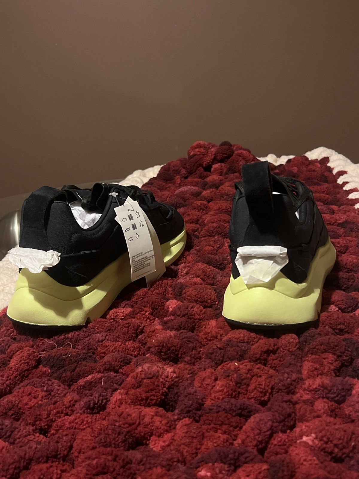 Adidas × Y-3 × Yohji Yamamoto Adidas Y-3 Shiku Run 'Black Frozen Yellow Size US 10.5 / EU 43-44 - 6 Thumbnail