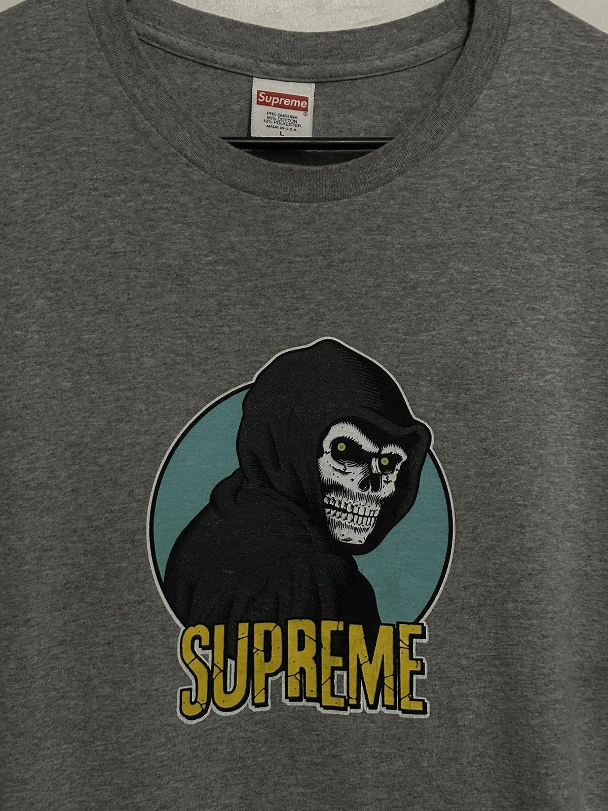 Supreme Supreme Reaper Tee Size US L / EU 52-54 / 3 - 2 Thumbnail