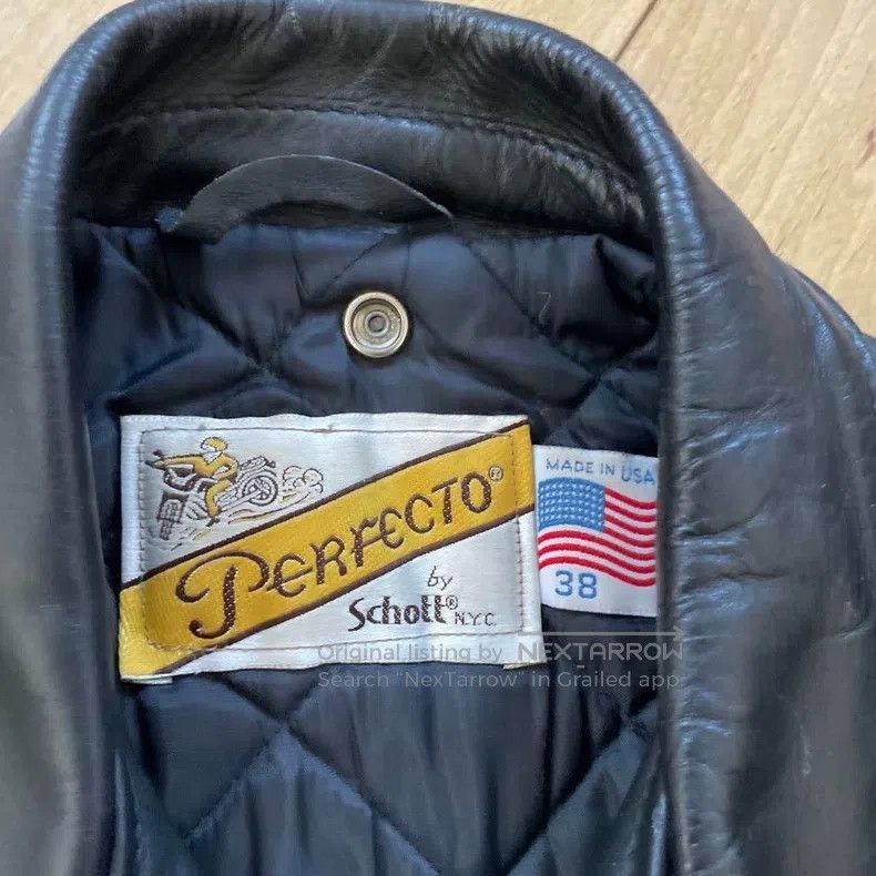 Schott Schott Motorcycle leather jacket Punk leather jacket Size US XS / EU 42 / 0 - 3 Thumbnail