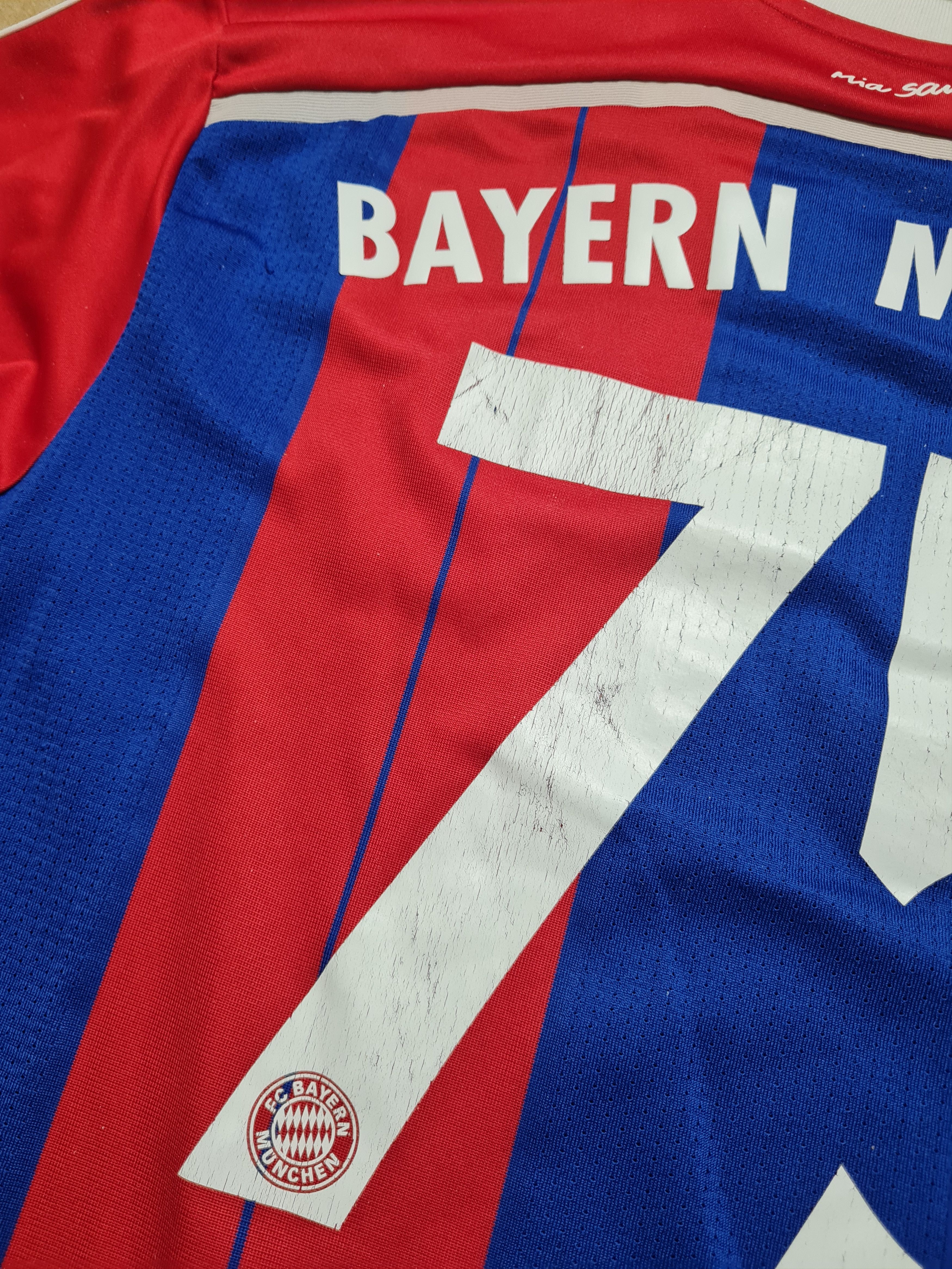 Adidas ADIDAS BAYERN MUNICH 14/15 Shirt 75 Nazif Hajdarovic F48499 Size US XL / EU 56 / 4 - 25 Thumbnail