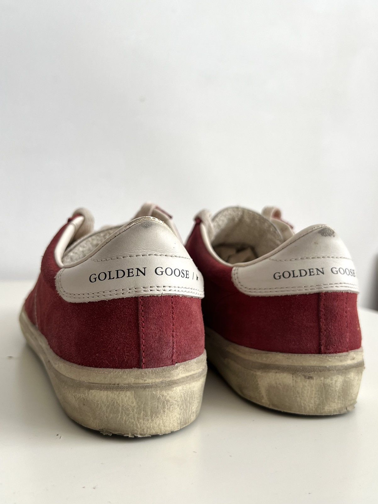 Golden Goose Golden Goose Soul Star Dark Red/Milk Sneakers Size US 8.5 / IT 38.5 - 19 Thumbnail