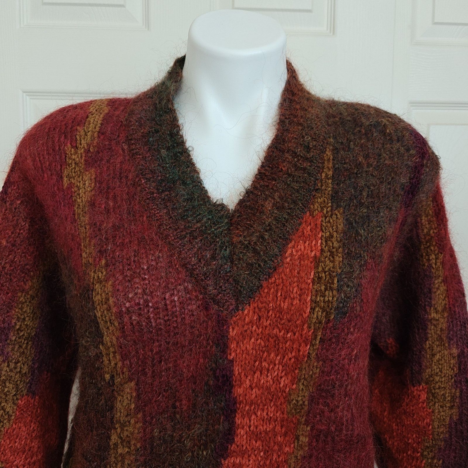 Vintage Vintage Jeanne Pierre mohair V-neck sweater sz M Size M / US 6-8 / IT 42-44 - 2 Thumbnail