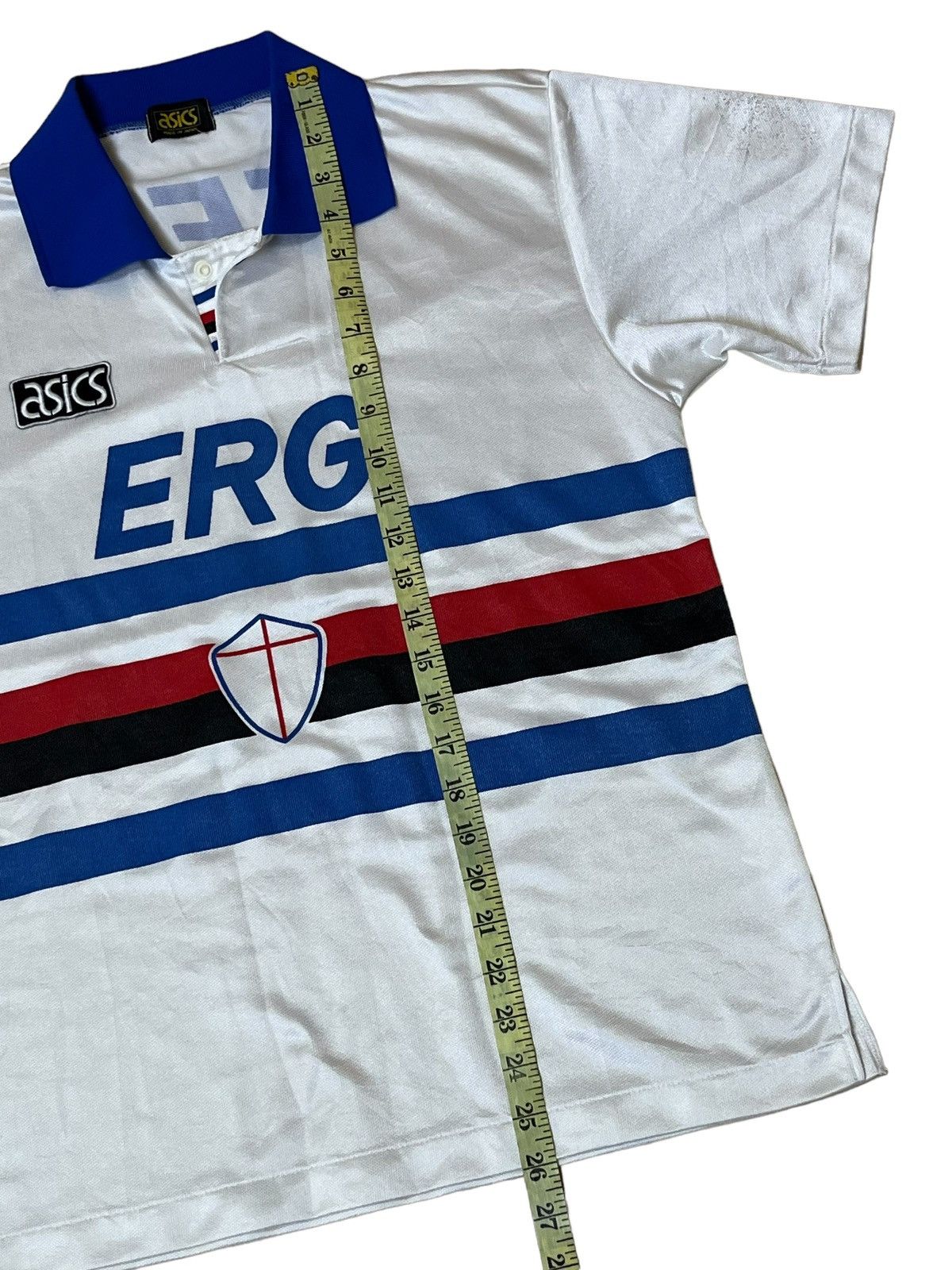 Vintage RARE🔥VINTAGE 90s SAMPDORIA 92-93 by ASICS AWAY JERSEY Size US M / EU 48-50 / 2 - 9 Thumbnail