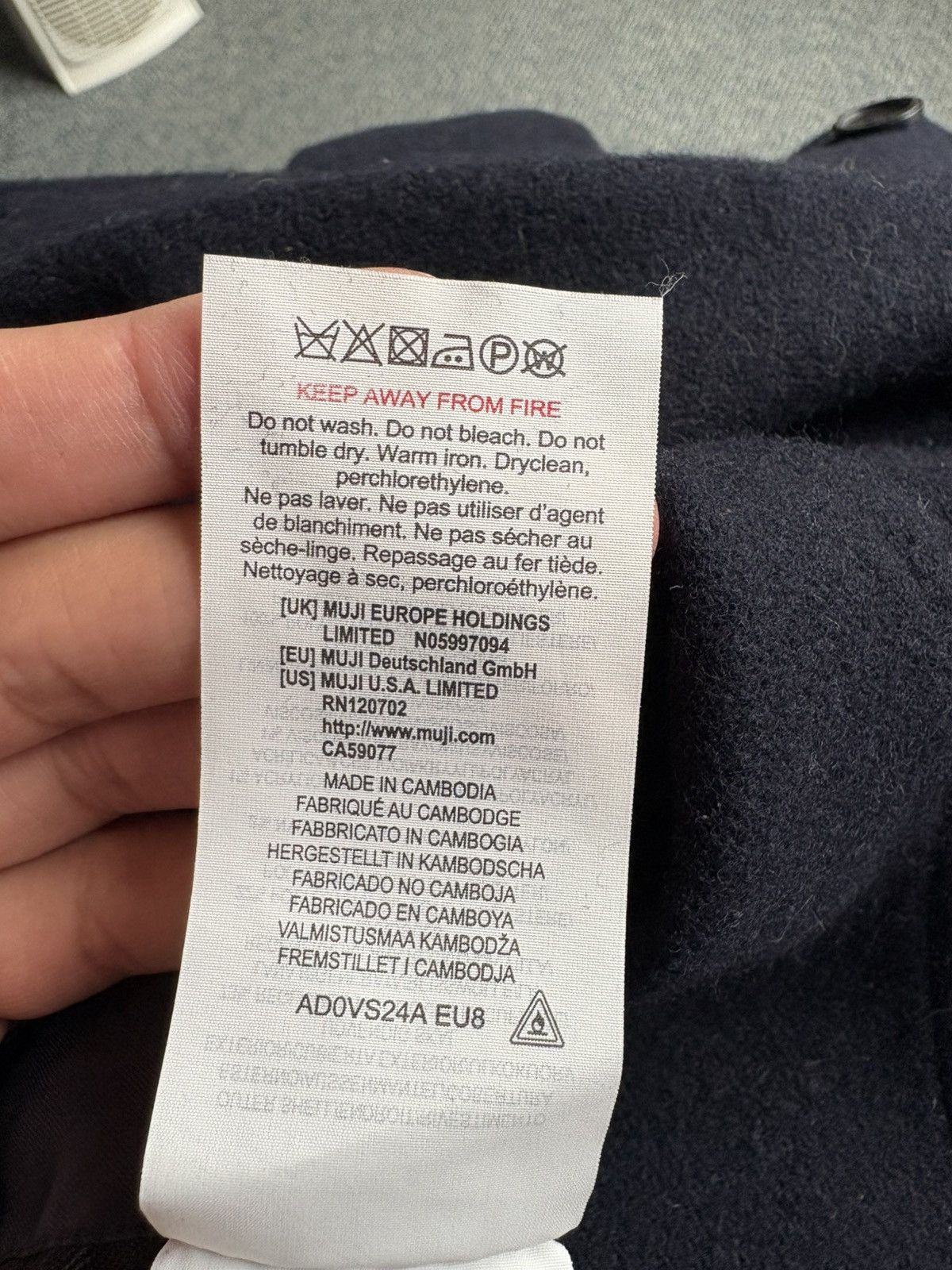 Muji Muji wool peacoat Size US XXL / EU 58 / 5 - 5 Thumbnail