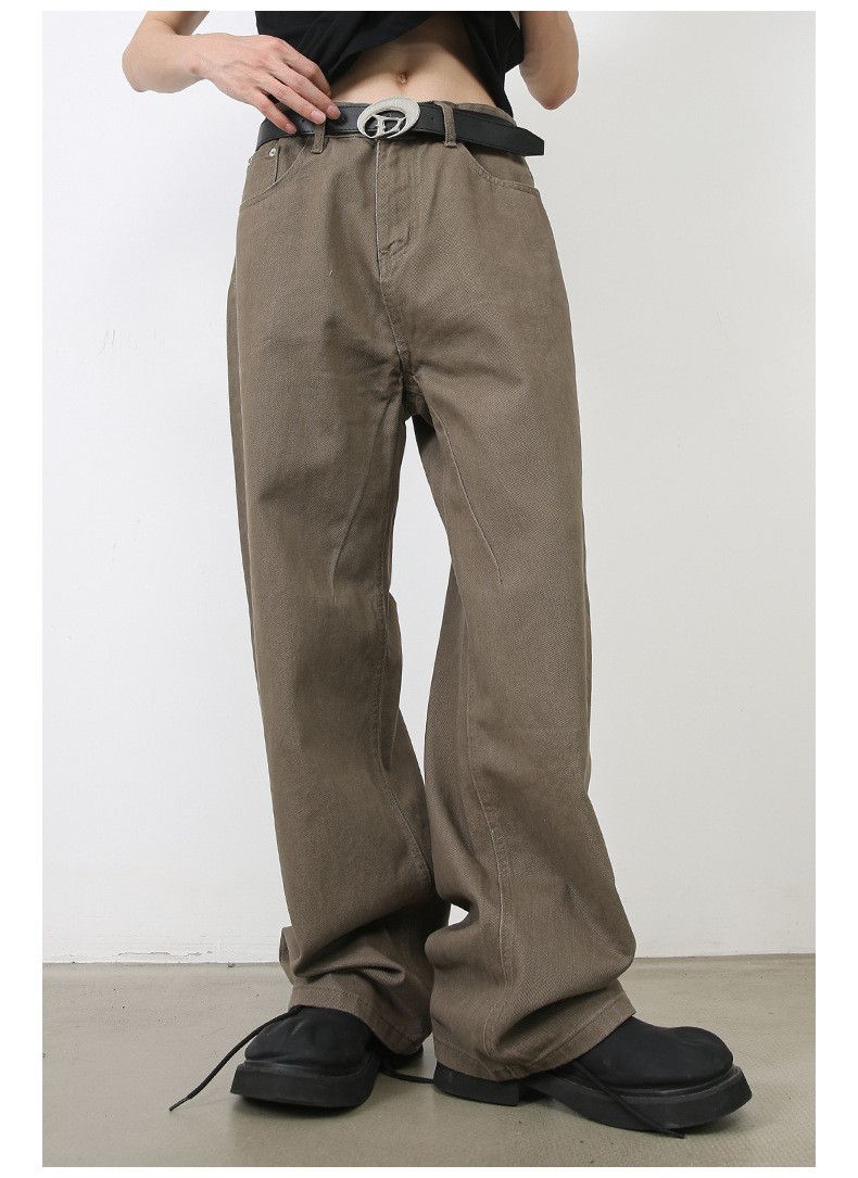 Japanese Brand × Vintage Retro men's wide-leg loose American cleanfit straight jeans Size US 32 / EU 48 - 2 Thumbnail