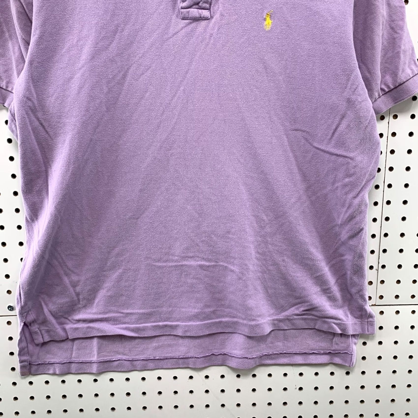 Ralph Lauren Ralph Lauren Polo Shirt Men L Purple Yellow Pony Collared Short Sleeve Size US L / EU 52-54 / 3 - 6 Thumbnail