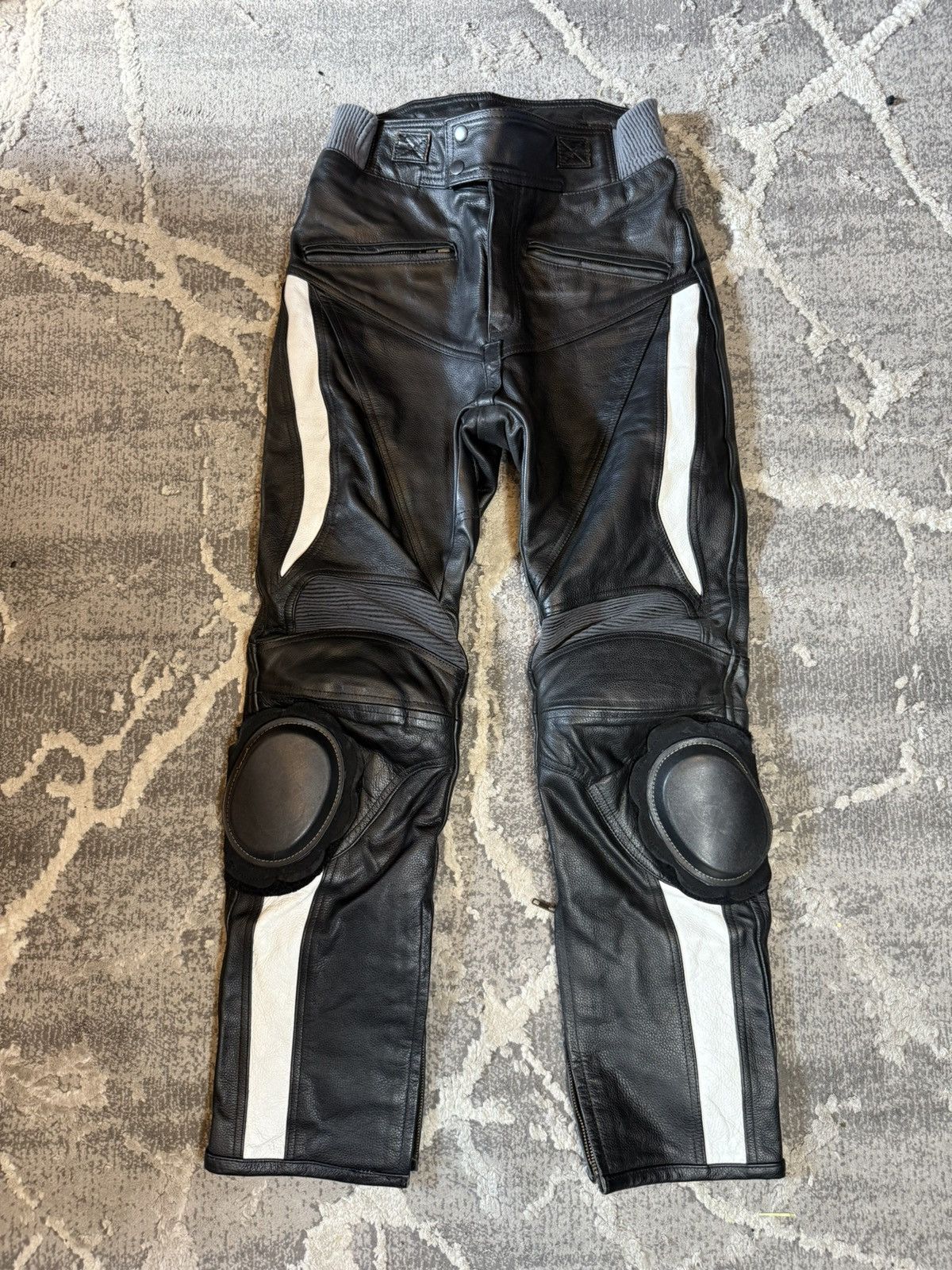 Vintage Leather Moto Motorcycle Leather Pants Size US 28 / EU 44 - 1 Thumbnail