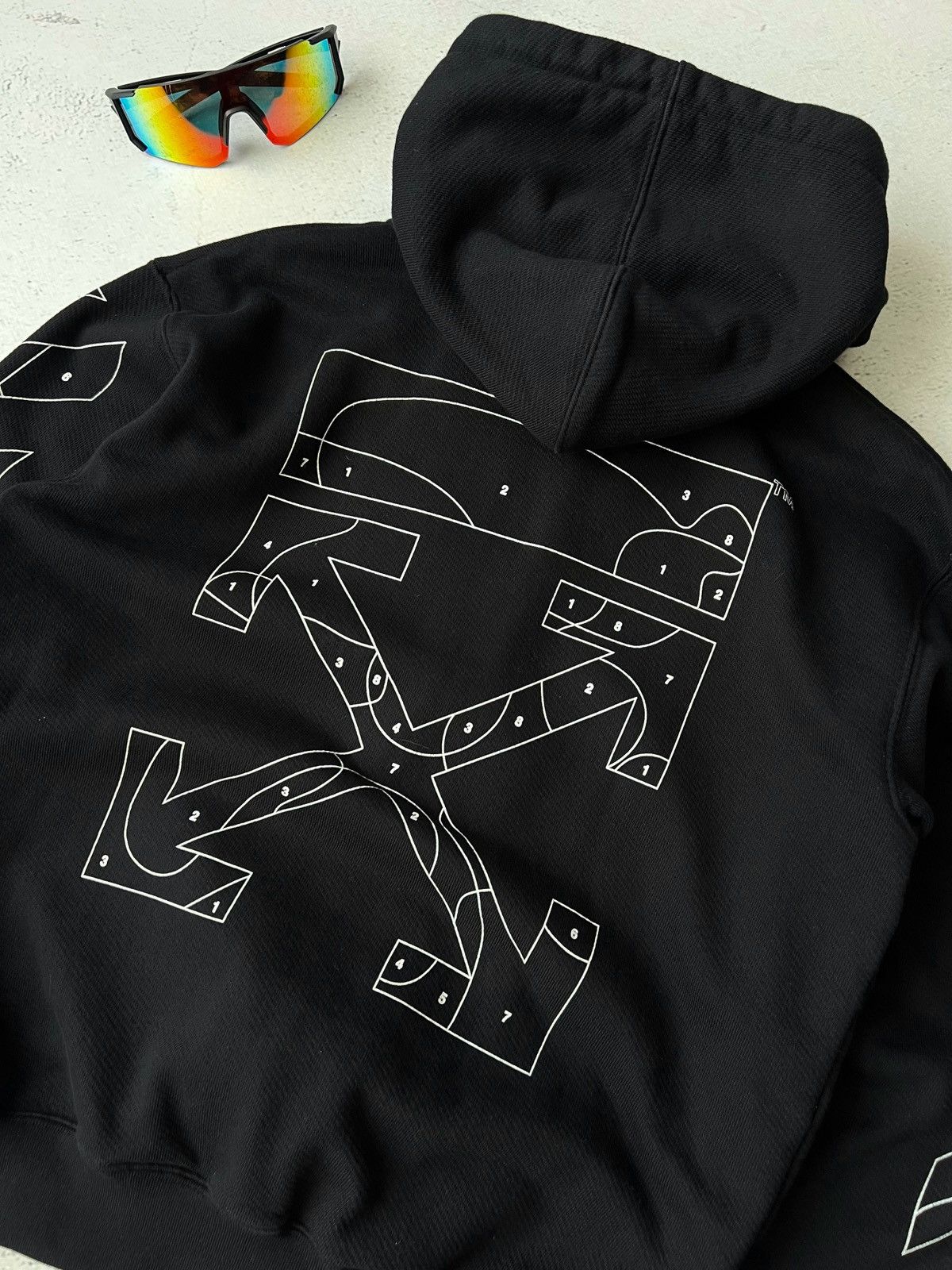 Off-White Off-White Puzzle Zip Hoodie Black M Women’s Rare Streetwear Size M / US 6-8 / IT 42-44 - 3 Thumbnail