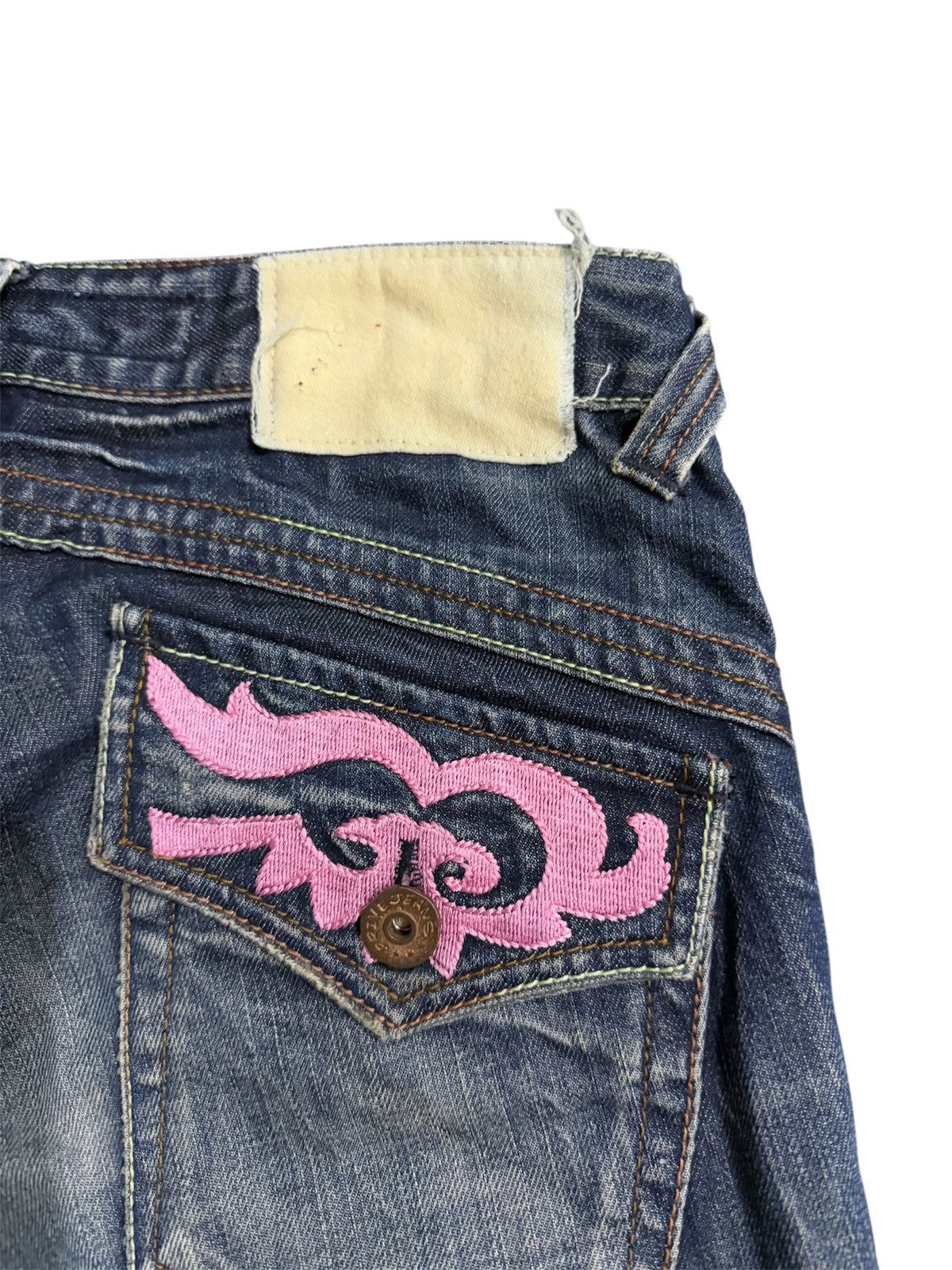 Japanese Brand DRIVE JEANS FLARED BOOTCUT JEANS Size 29" - 8 Thumbnail
