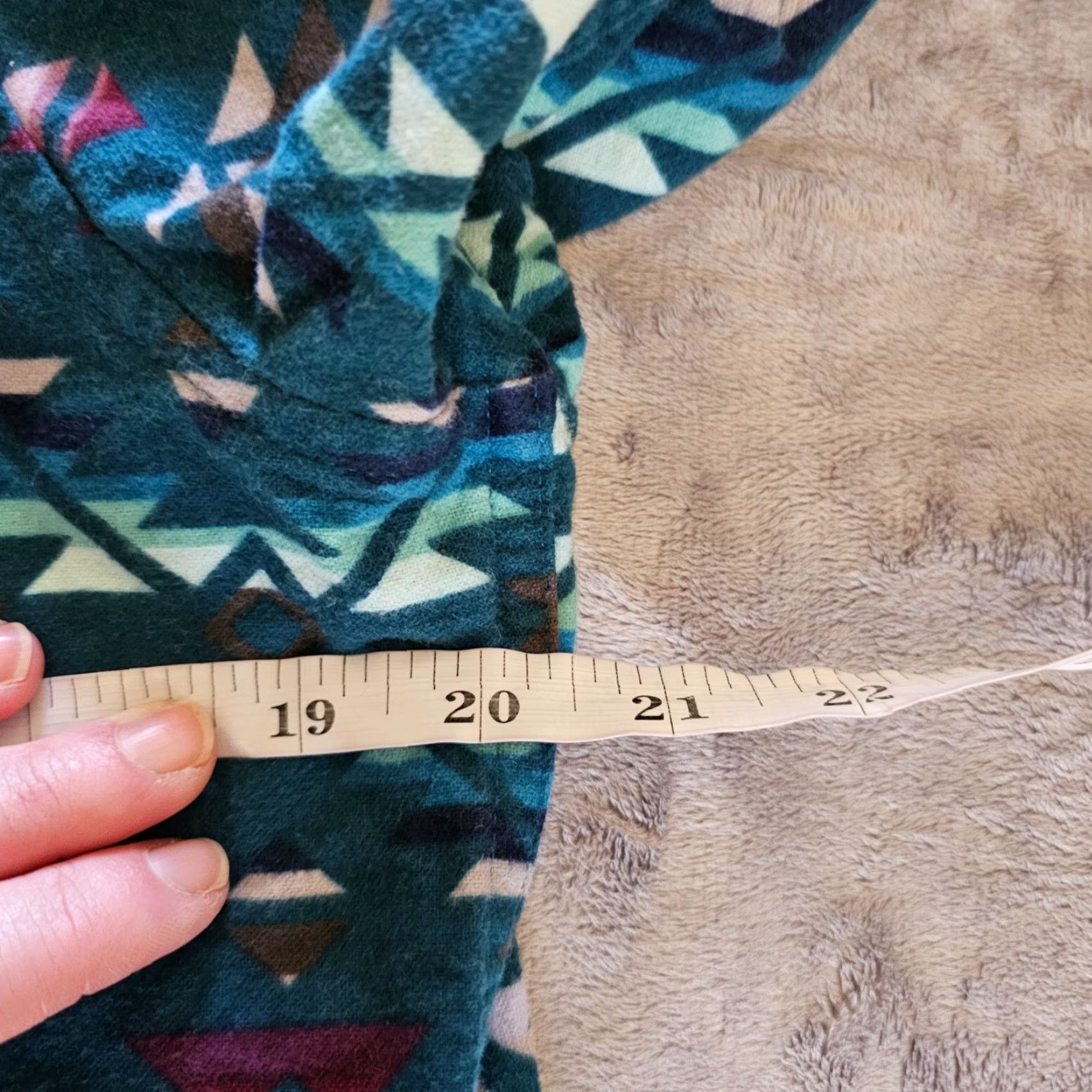 Vintage Cabelas Top Shacket Womens Large Green Teal Flannel Button Southwest Western Shirt Size L / US 10 / IT 46 - 6 Thumbnail