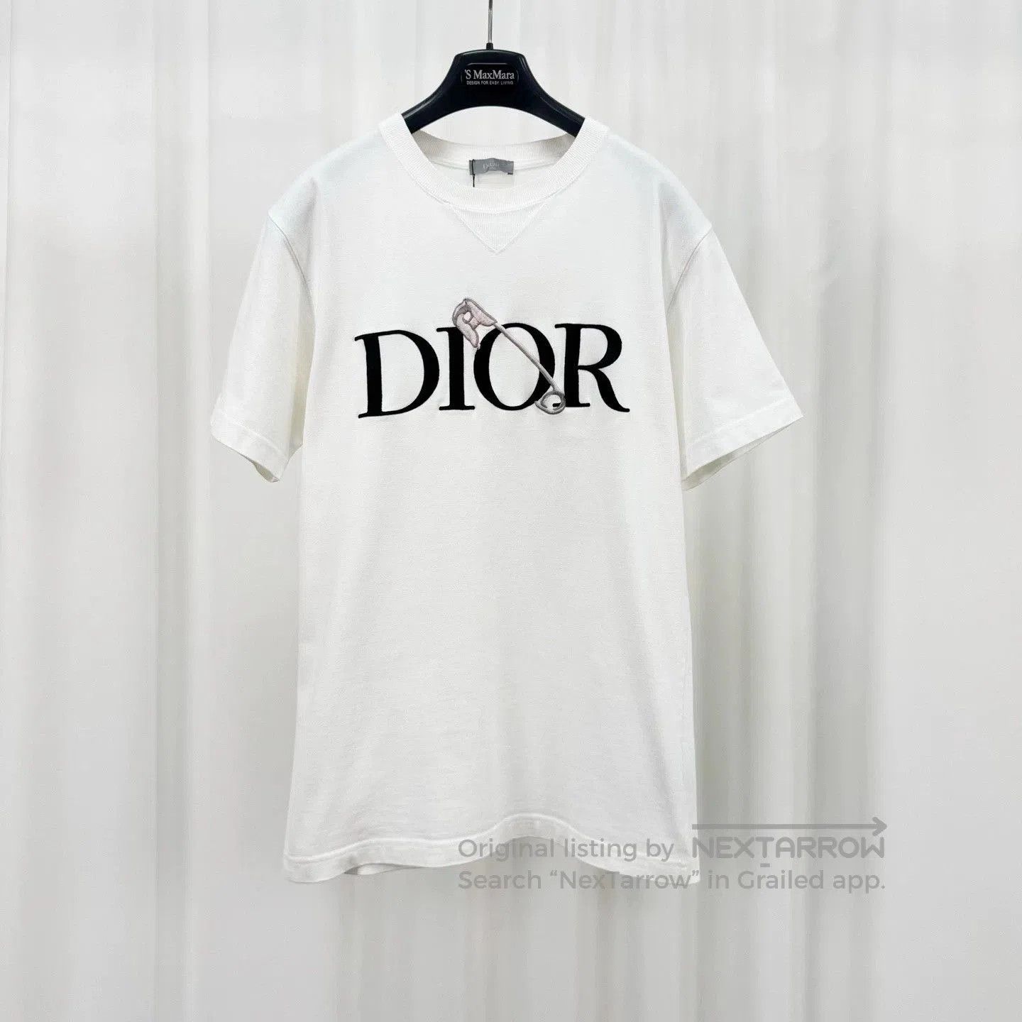 Dior dior embroidered logo short sleeve t-shirt. Size US XS / EU 42 / 0 - 1 Thumbnail