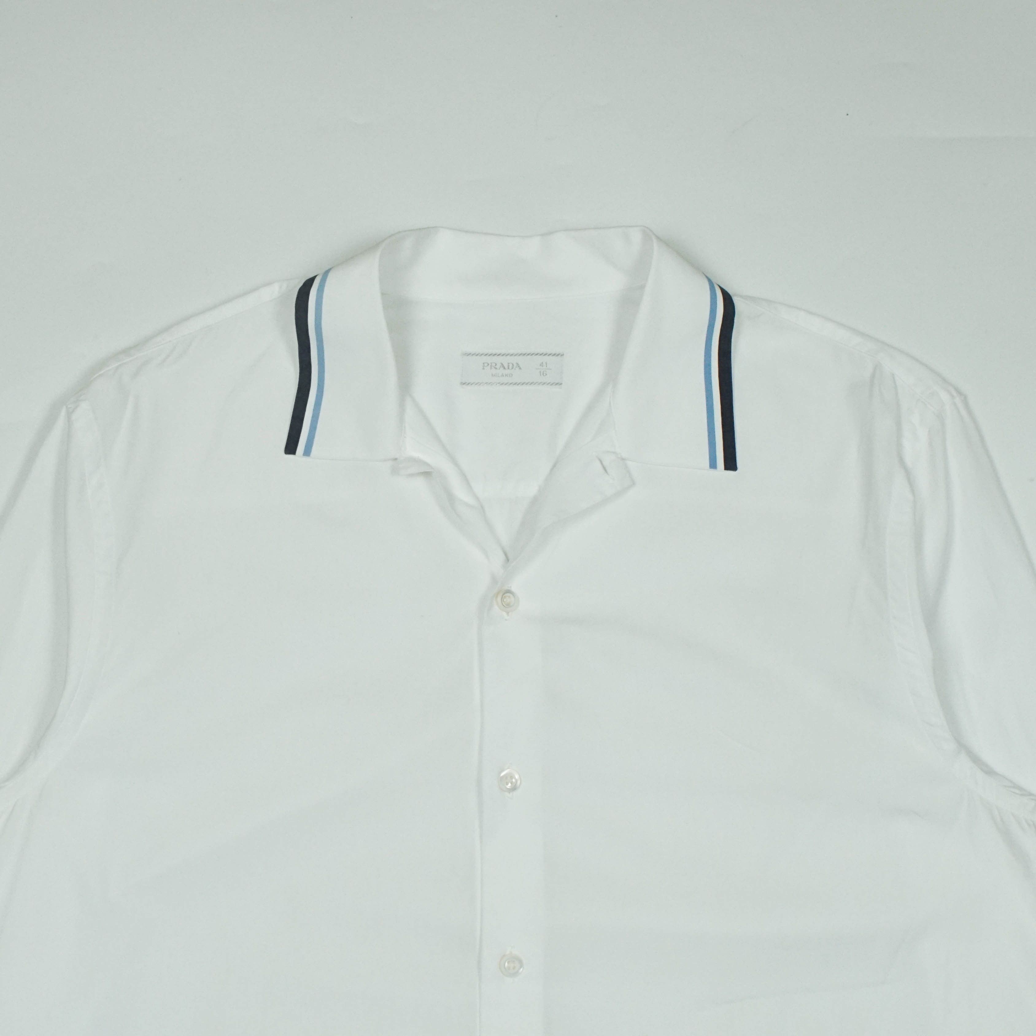 Prada *NoTariff Prada Striped Collar Shirt Size US M / EU 48-50 / 2 - 2 Thumbnail
