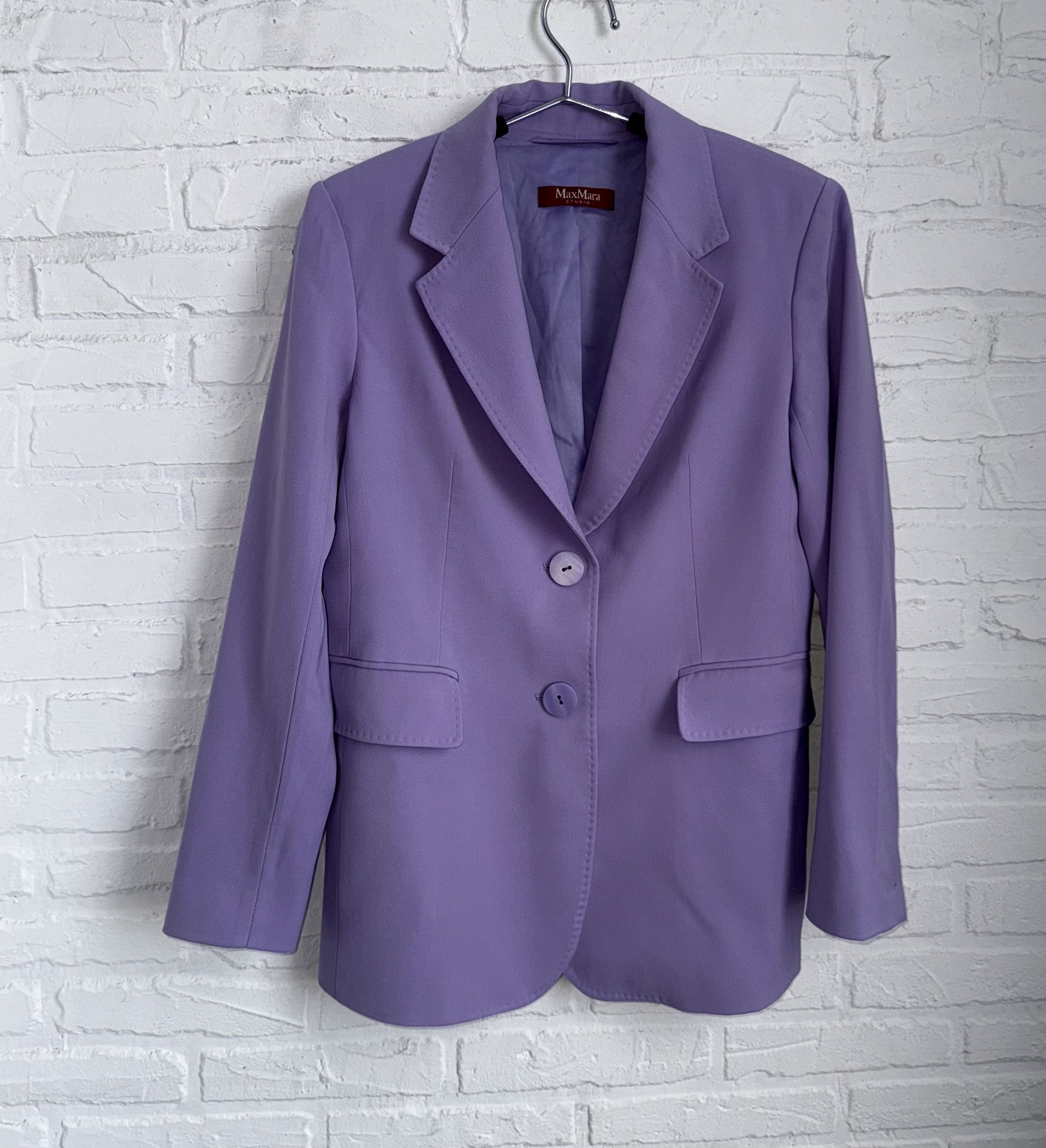Max Mara Max Mara Studio Pure wool tailored blazer Size S / US 4 / IT 40 - 1 Thumbnail