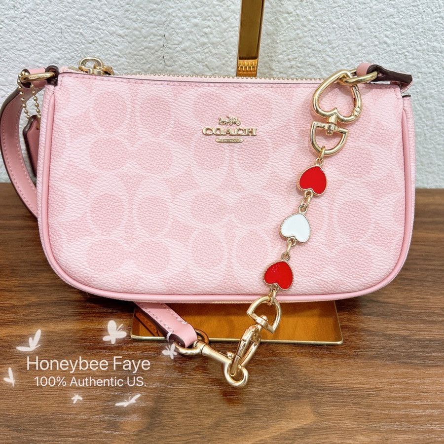 Coach NWT Coach Nolita 19 CW426 Powder pink plus extended chain Size ONE SIZE - 2 Thumbnail