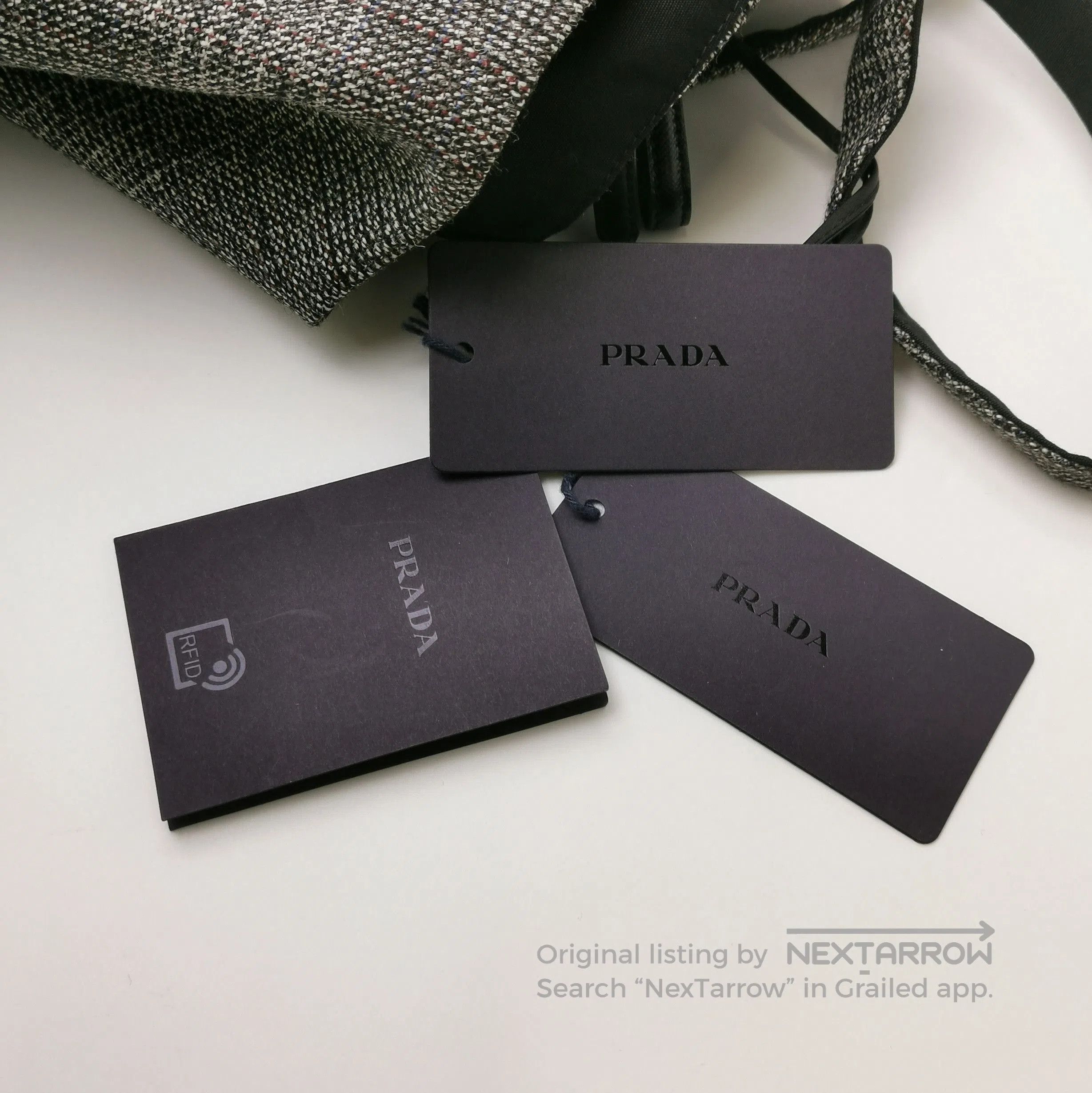 Prada Prada Wool Plaid Triangle Logo Strap Dress . Size M / US 6-8 / IT 42-44 - 3 Thumbnail