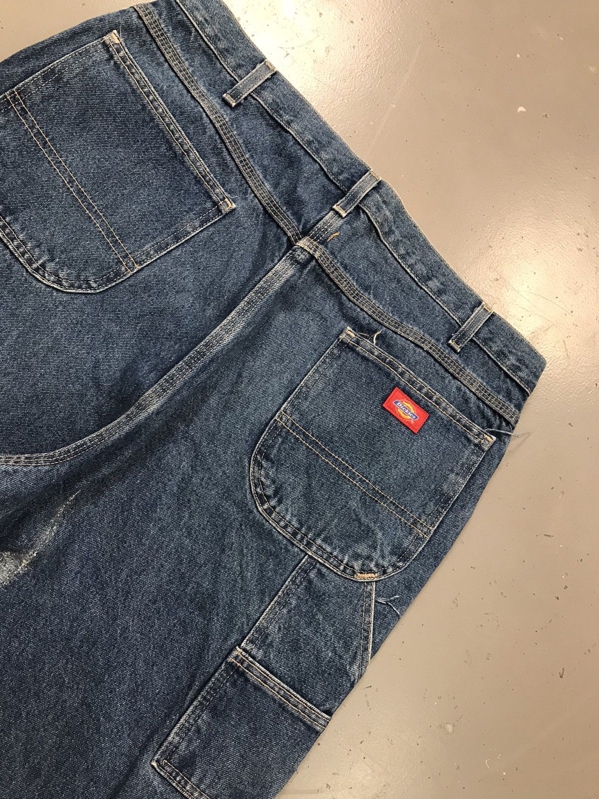 Dickies × Vintage Vintage dickies carpenter denim jort Size US 38 / EU 54 - 11 Thumbnail