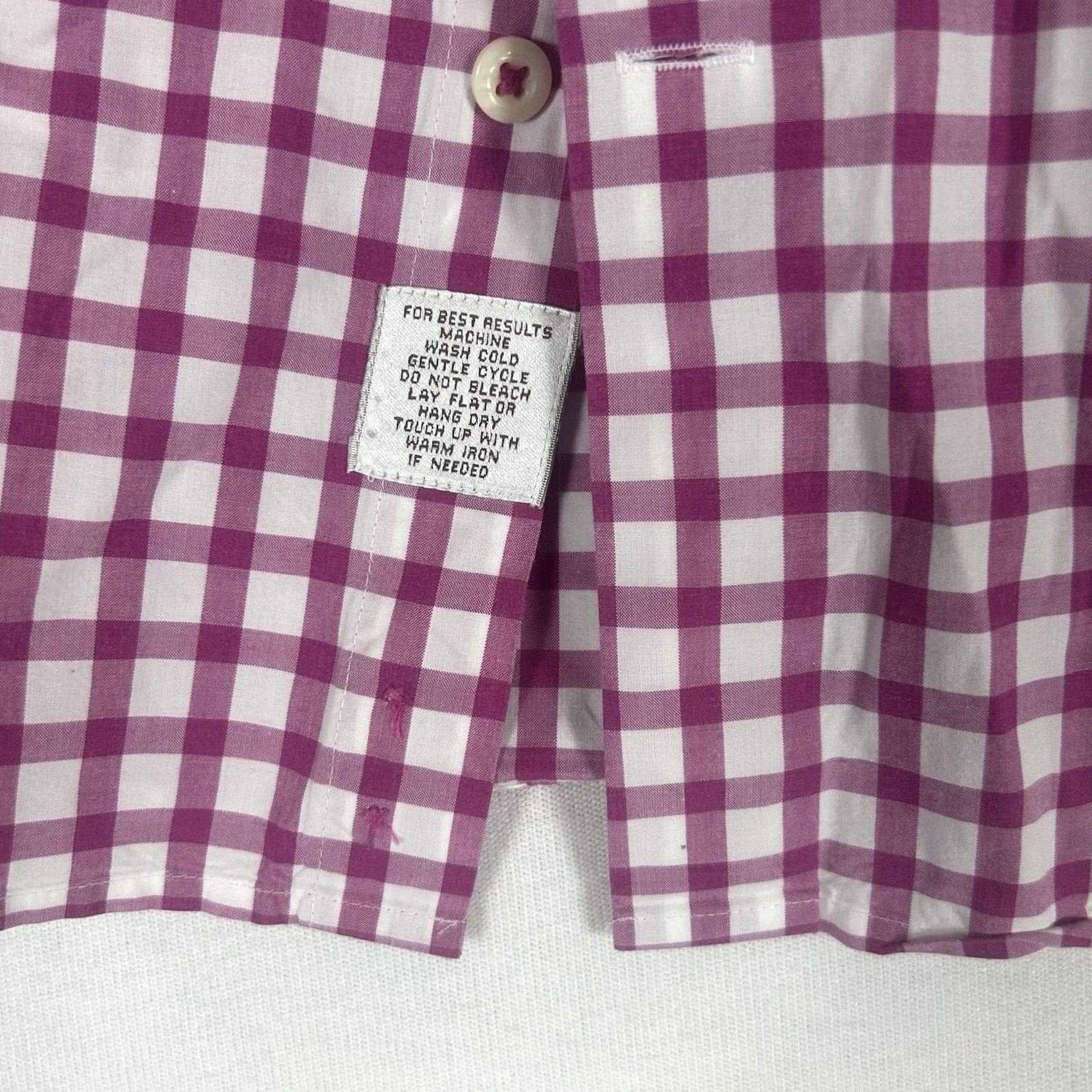 Peter Millar Peter Millar Button-Up Long Sleeve Shirt Mens M Casual Red Plaid Classic, Preppy, All Seasons, 100% Cotton Size US M / EU 48-50 / 2 - 4 Thumbnail