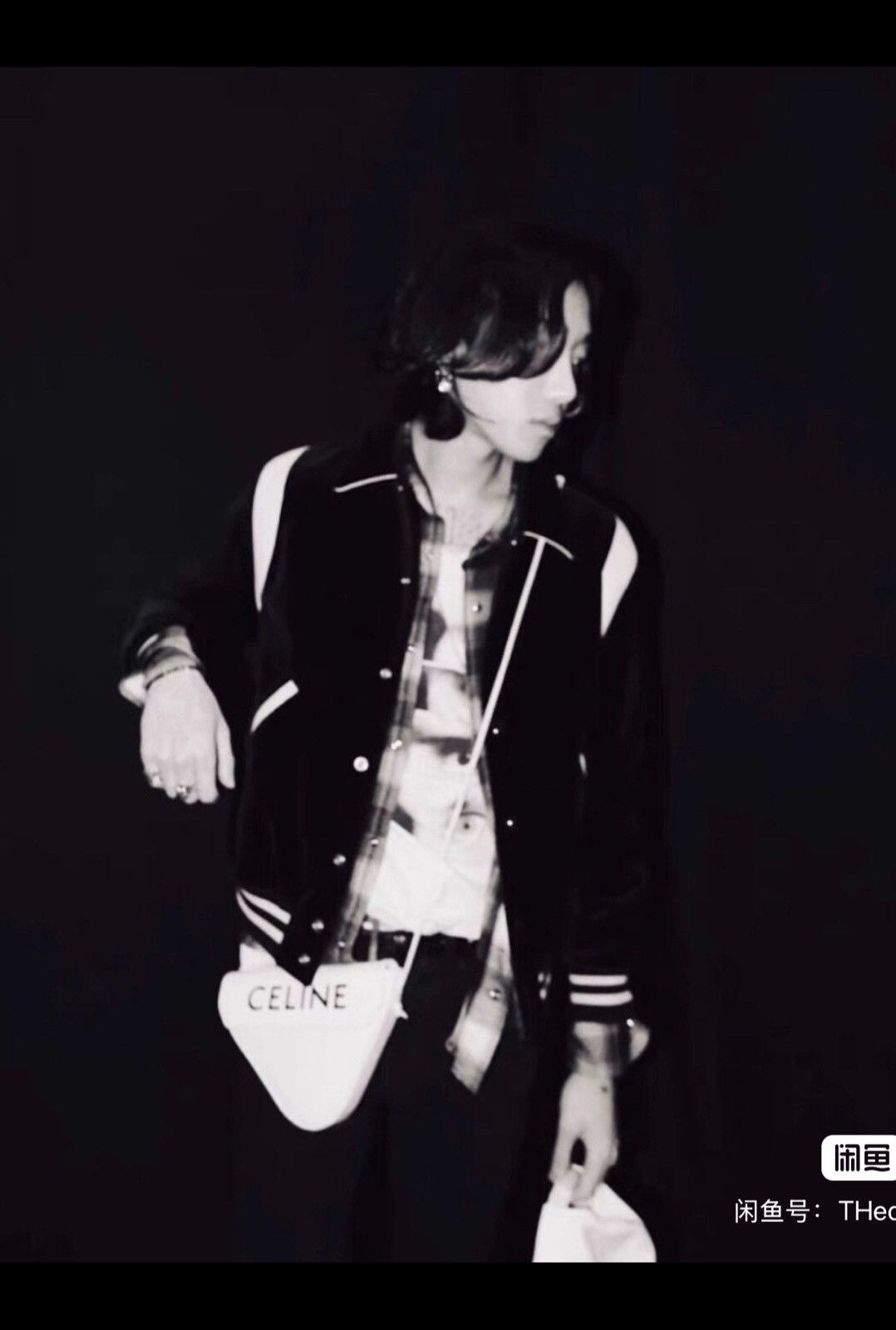 Celine CELINE 2020SS BlackWhite Colorblock Corduroy Varsity Jacket Size US S / EU 44-46 / 1 - 8 Thumbnail