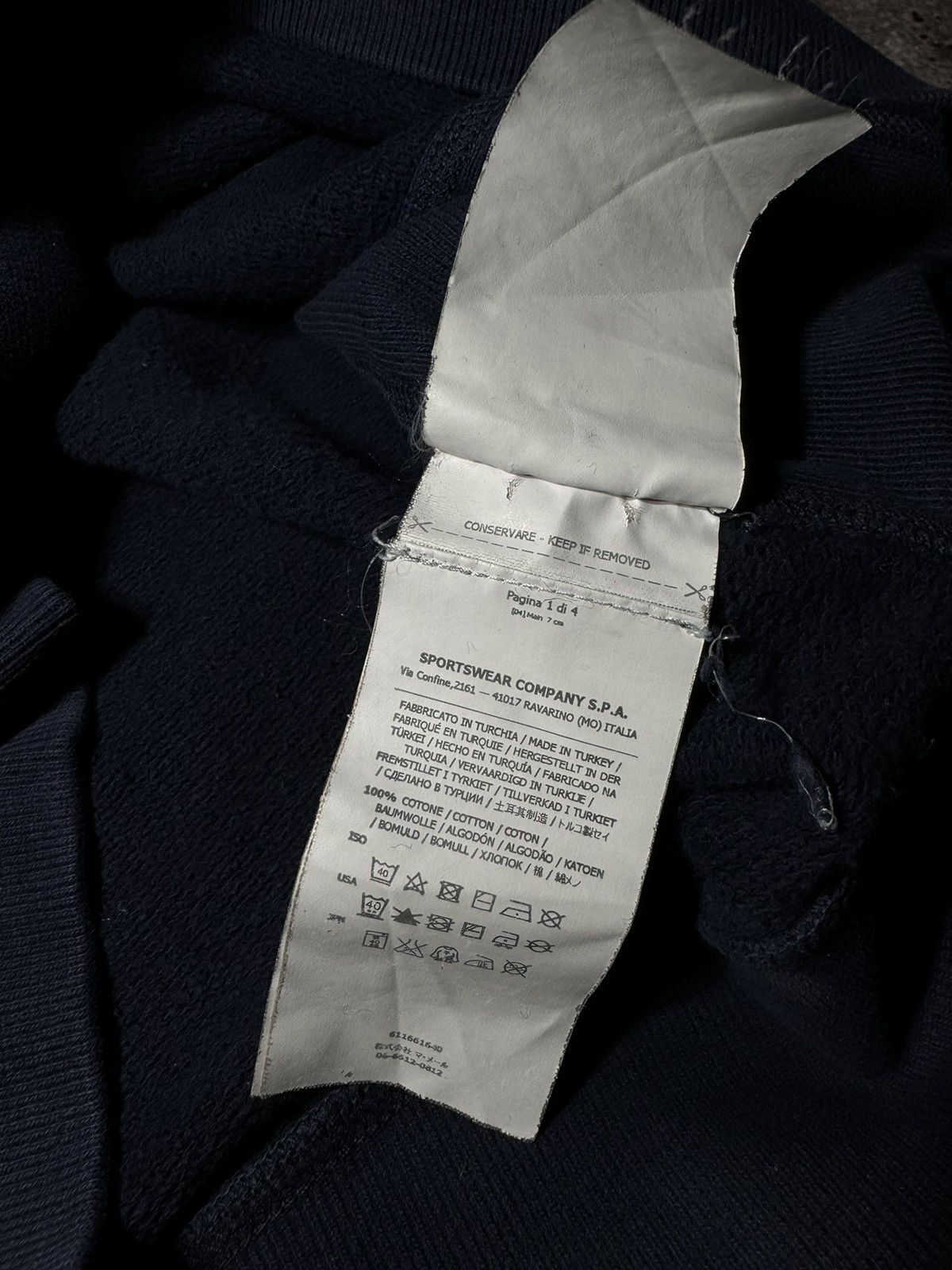 Massimo Osti × Stone Island Stone Island Junior Size S (14 Years) Vintage Blue Hoodie Size US S / EU 44-46 / 1 - 19 Thumbnail