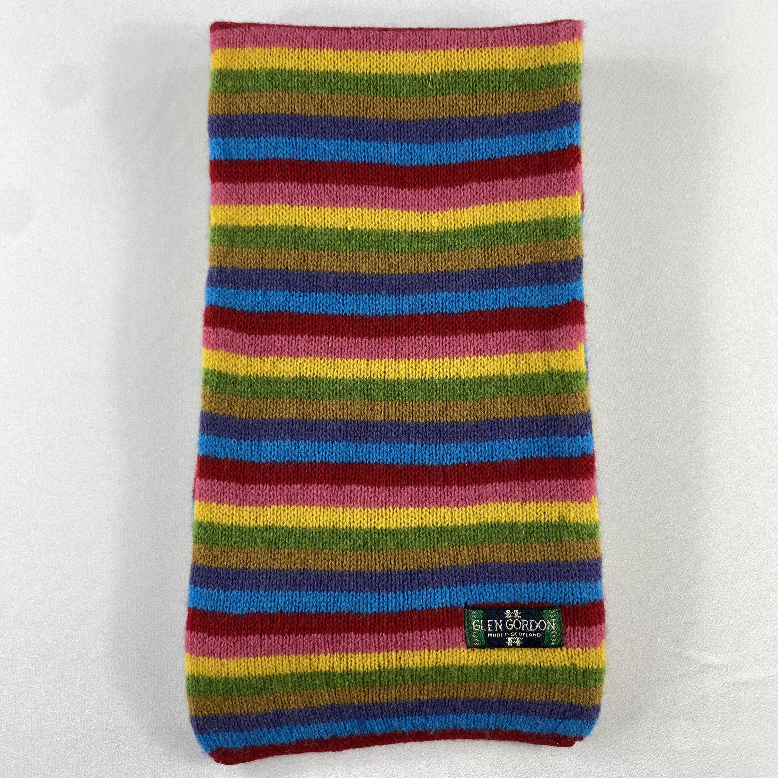 Vintage Glen Gordon Stripe Scarf Neck Wrap Muffler Size ONE SIZE - 2 Thumbnail