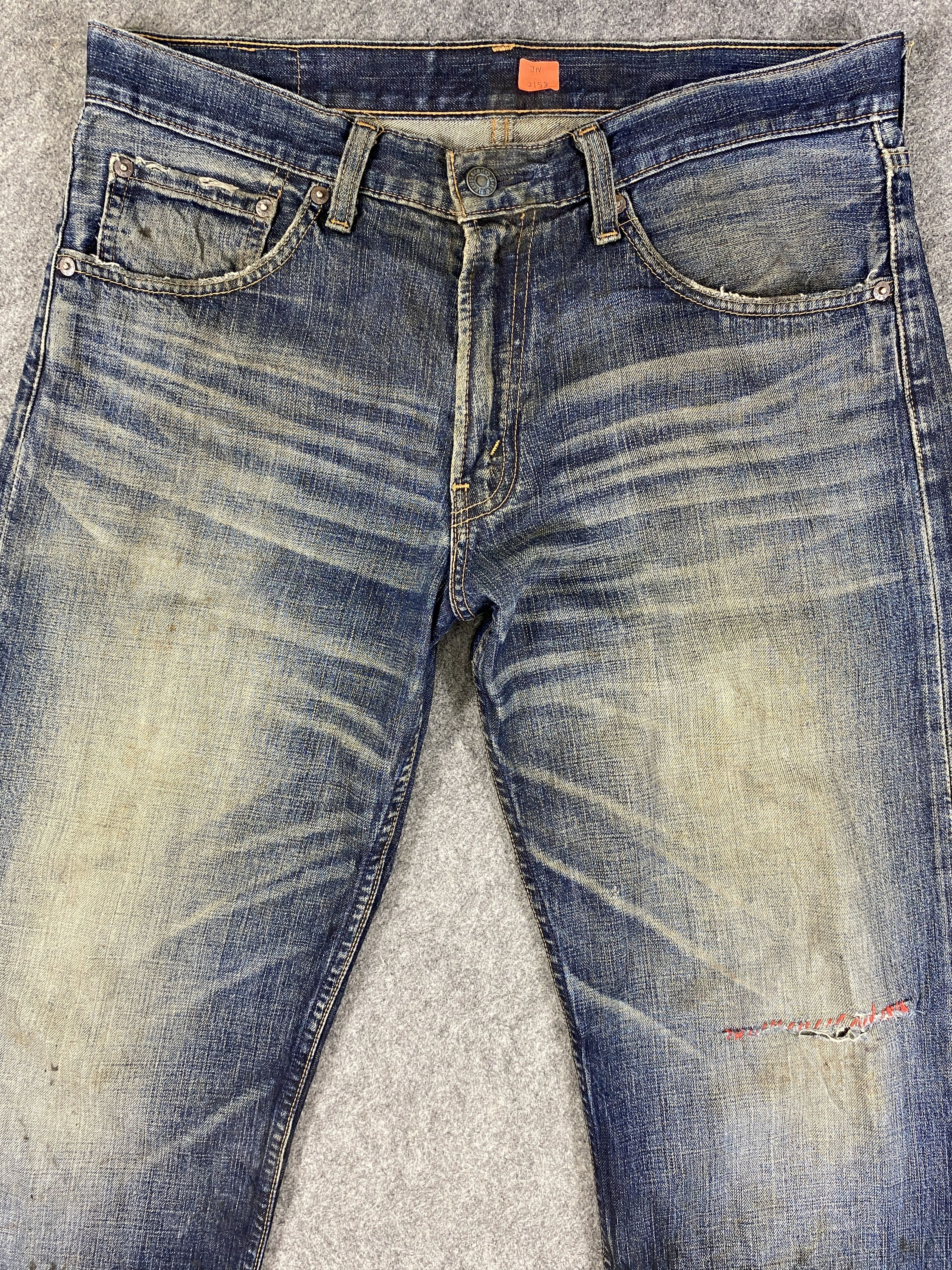 Levi's Blue Distressed Vintage Levi's 503 34x30 Denim -JN2158 Size US 34 / EU 50 - 3 Thumbnail