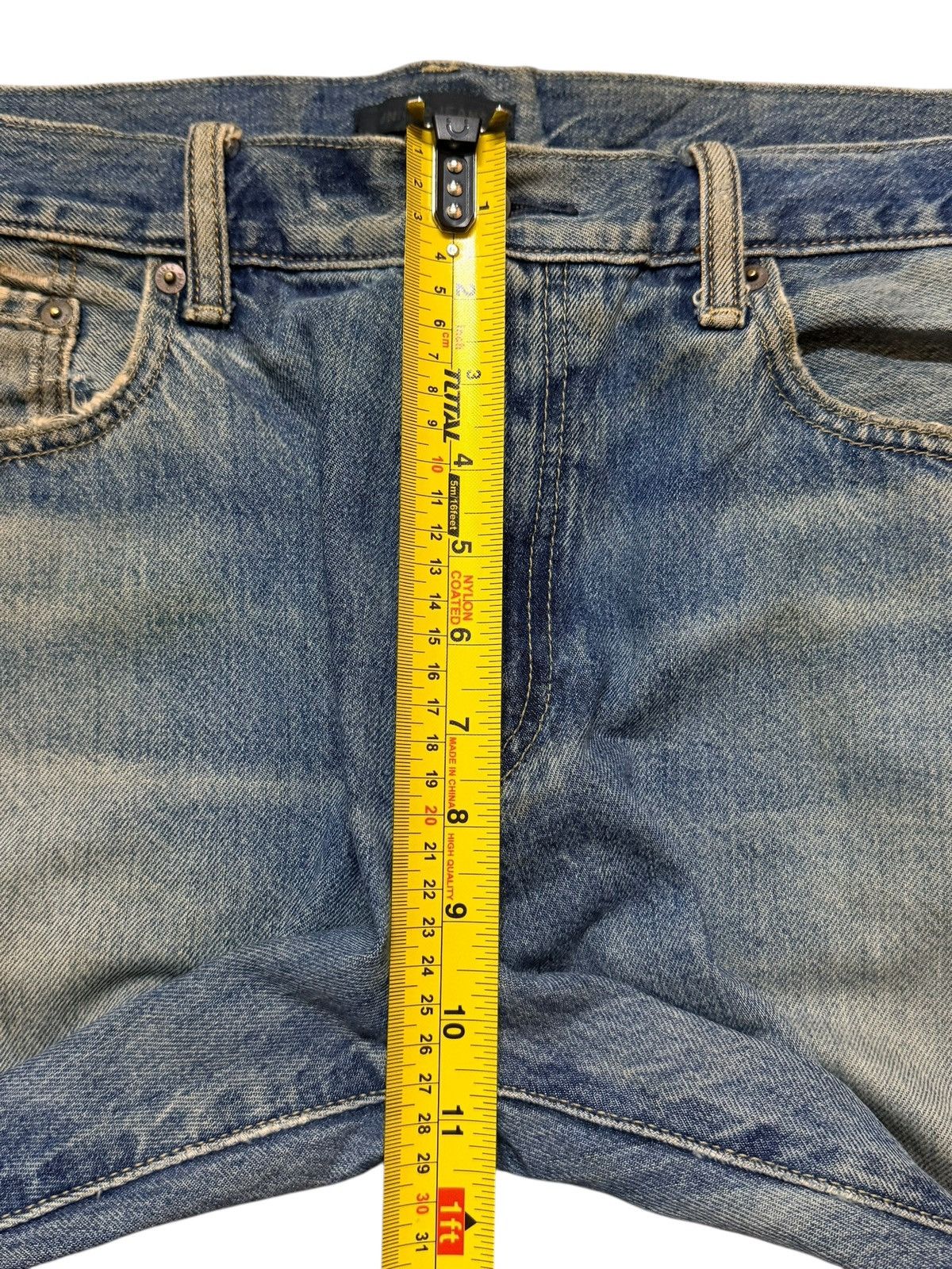 Uniqlo Vintage Y2K Japanese Uniqlo Mud Wash Faded Distressed Loose Size US 35 - 13 Thumbnail
