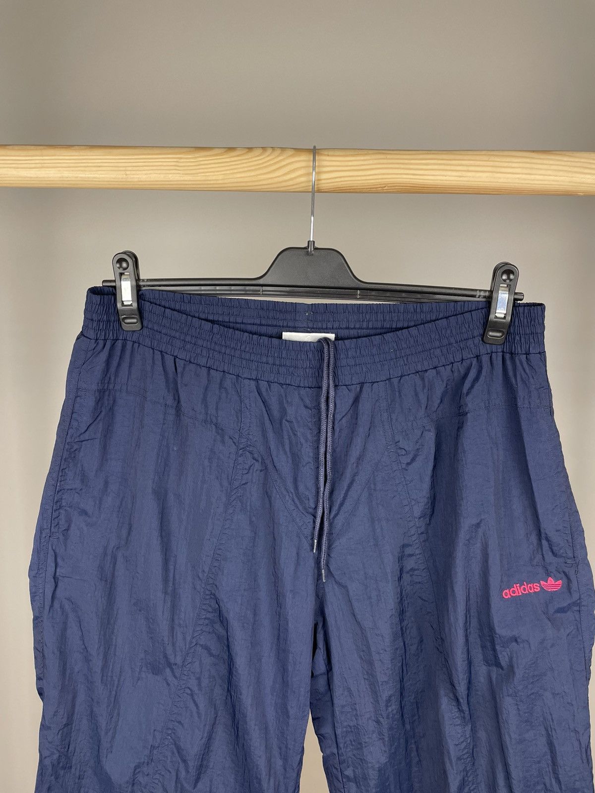 Adidas × Vintage Crazy vintage adidas track pants nylon 90’s Size US 34 / EU 50 - 2 Thumbnail