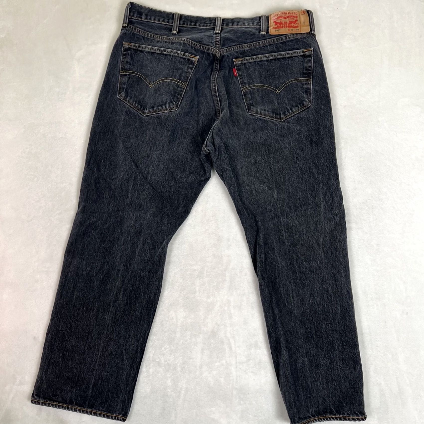 Levi's VINTAGE Levi's 501 Black Jeans Size 38x29 Grunge Y2K Size US 38 / EU 54 - 4 Thumbnail