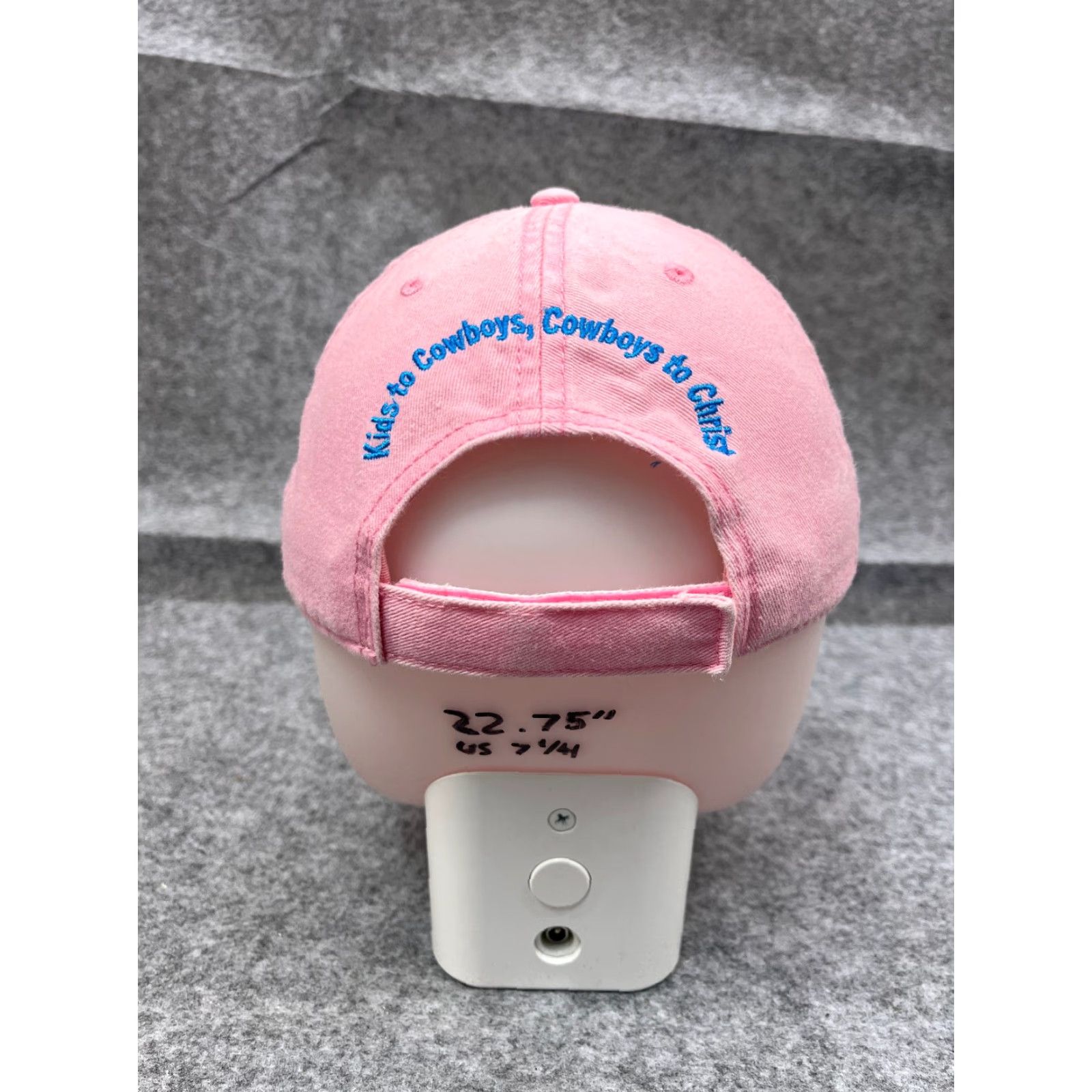 Vintage Rodeo Bible Camp Hat Cap Journey To The Cross Strap Back Adult OS Pink Cotton Size ONE SIZE - 6 Thumbnail