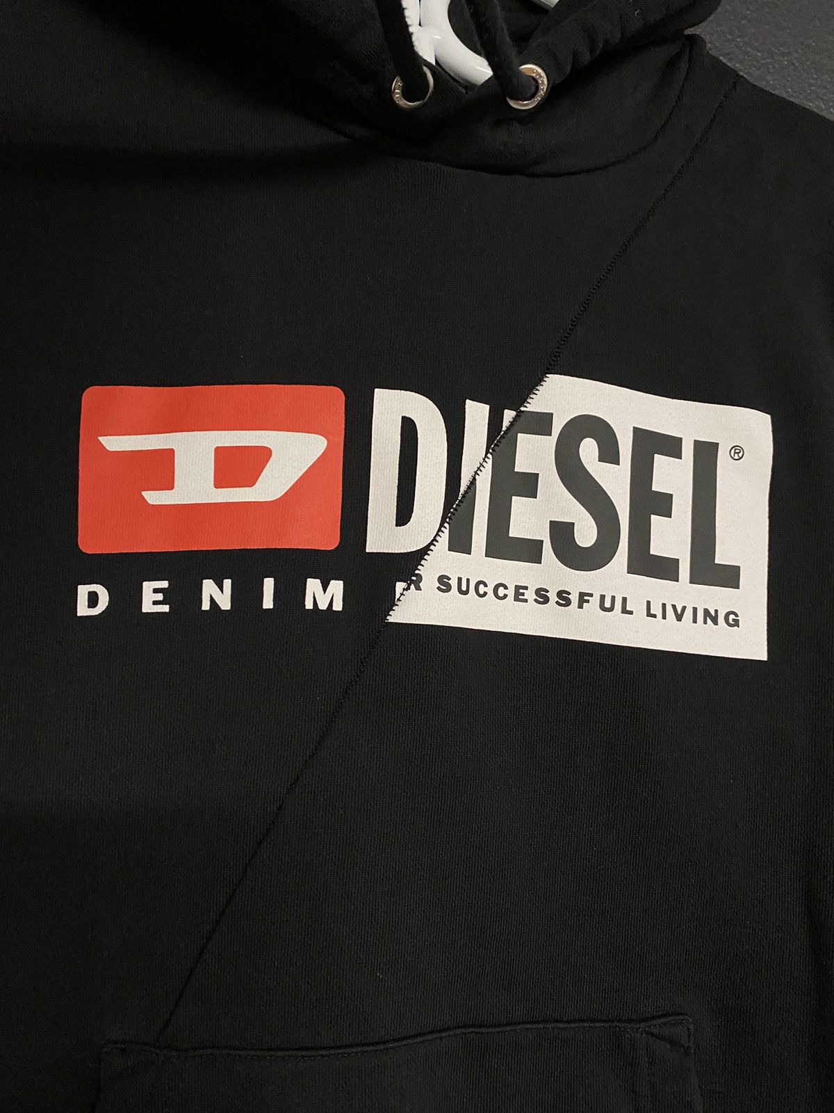 Diesel Diesel Big Split Logo Pullover Hoodie Size US S / EU 44-46 / 1 - 3 Thumbnail