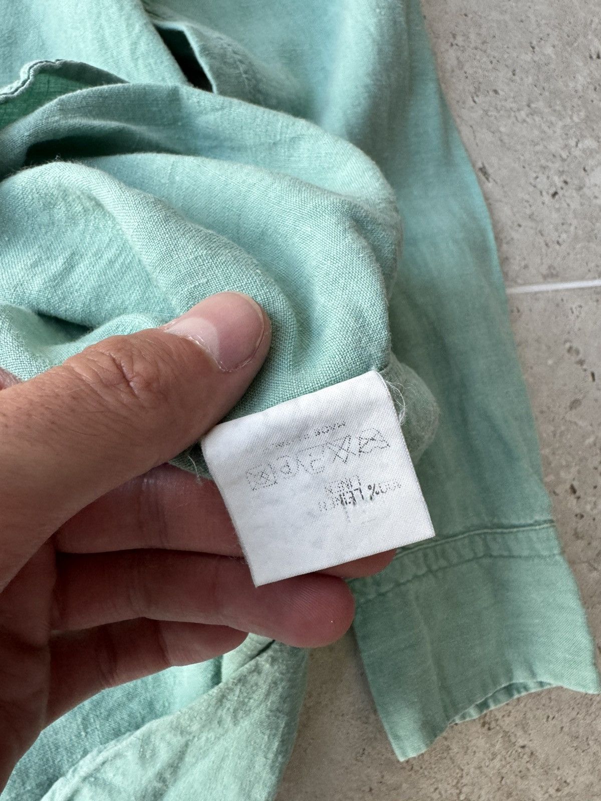 Jil Sander Jil Sander Green linen shirt Size XS / US 0-2 / IT 36-38 - 6 Thumbnail