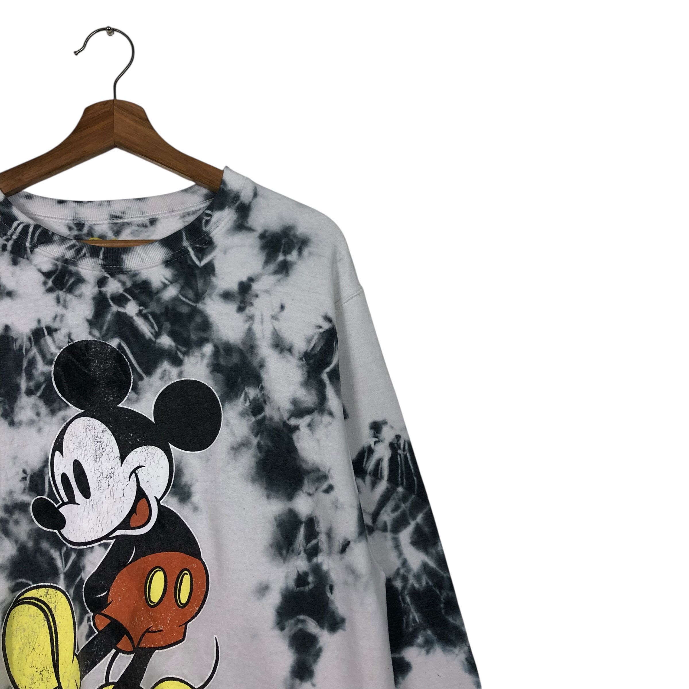 Japanese Brand 📌Vintage Sweatshirt Disney Mickey Mouse Acid Wash Big Logo Size US M / EU 48-50 / 2 - 7 Thumbnail