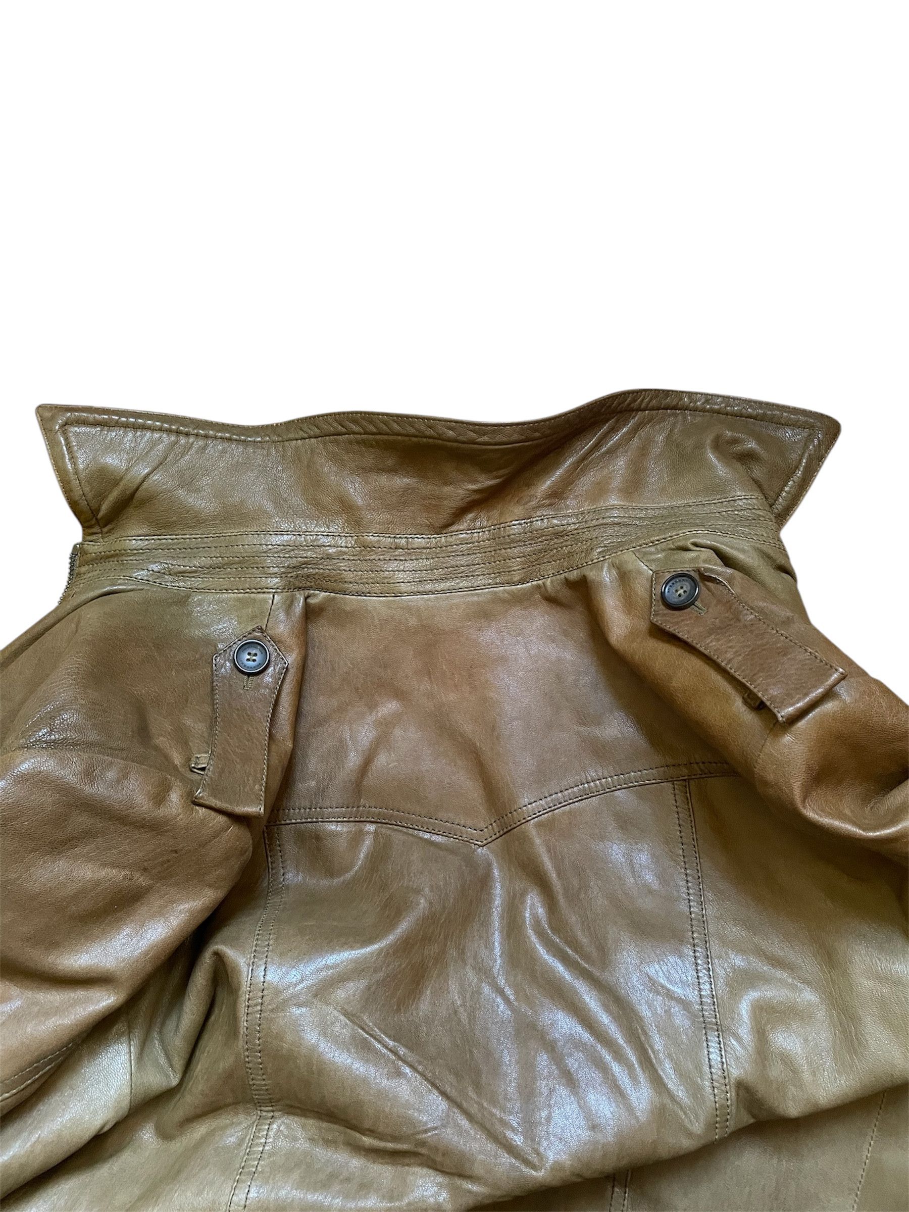 Burberry Burberry Leather Avirex Bomber Jacket Size US L / EU 52-54 / 3 - 15 Thumbnail