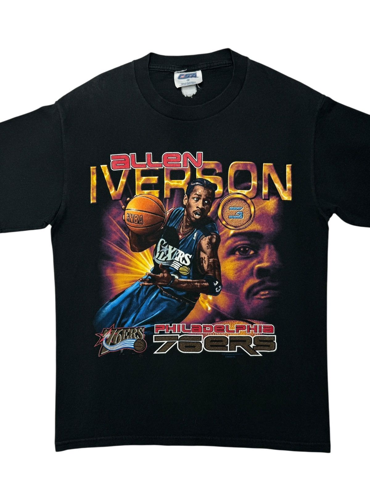 Vintage Vintage Allen Iverson Penny Coin Tee Shirt Size US M / EU 48-50 / 2 - 2 Thumbnail