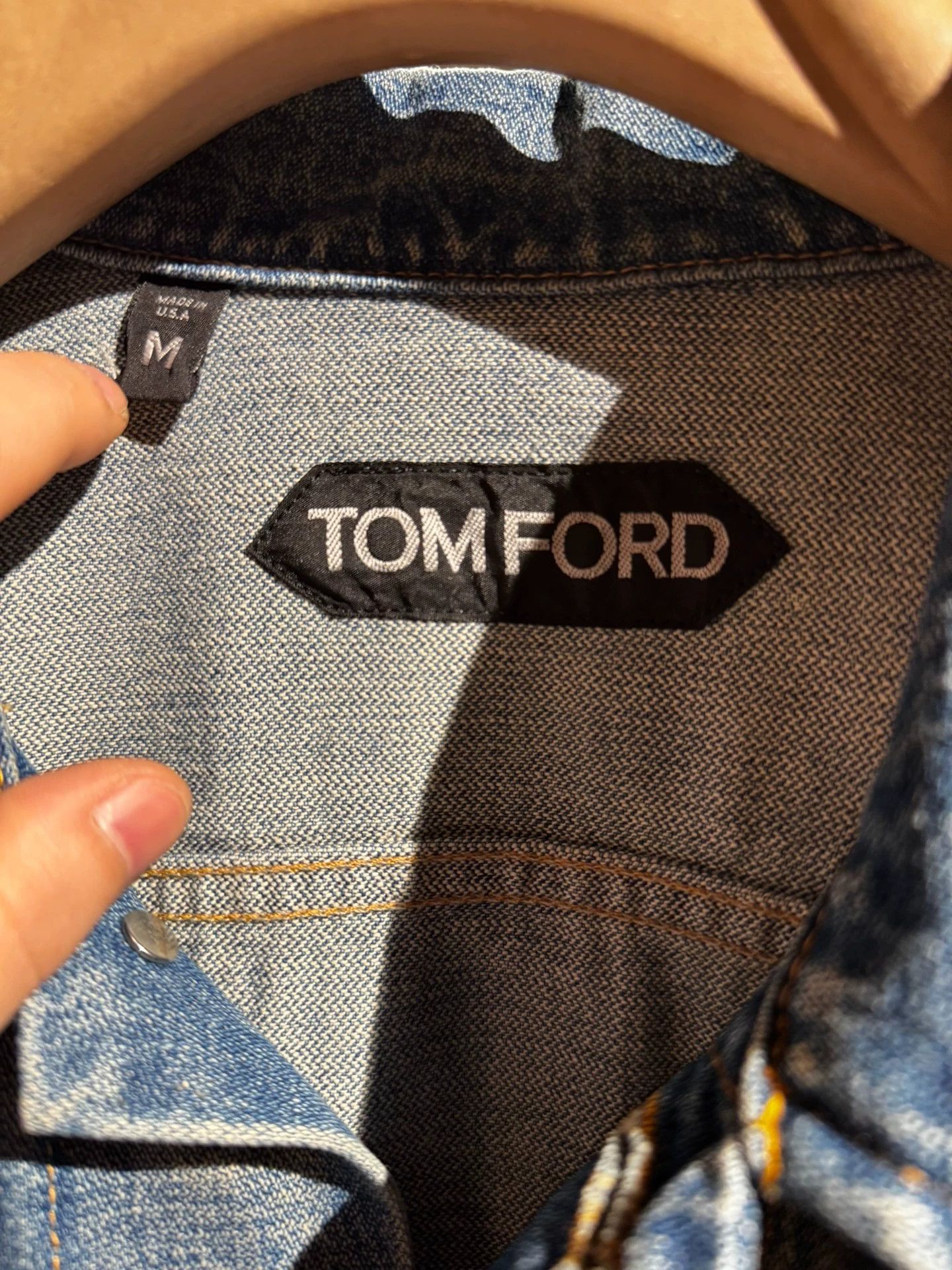 Tom Ford Tom Ford Classic Blue Denim Jacket M New No Tags Size US M / EU 48-50 / 2 - 3 Thumbnail