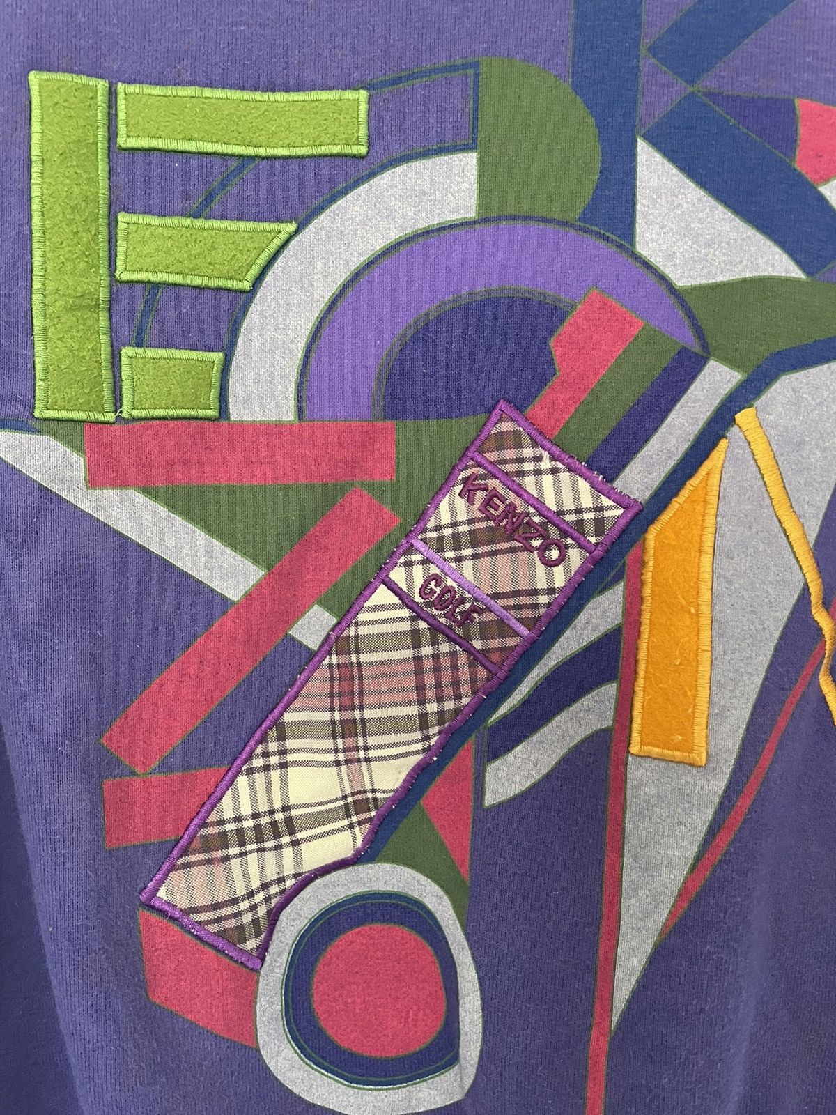 Kenzo VINTAGE KENZO GOLF CROPPED SWEATSHIRT Size US XS / EU 42 / 0 - 5 Thumbnail