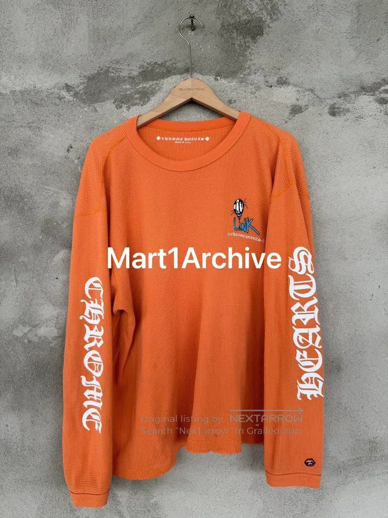 Chrome Hearts CHROME HEARTS Waffle orange long-sleeve Size US XXL / EU 58 / 5 - 1 Thumbnail
