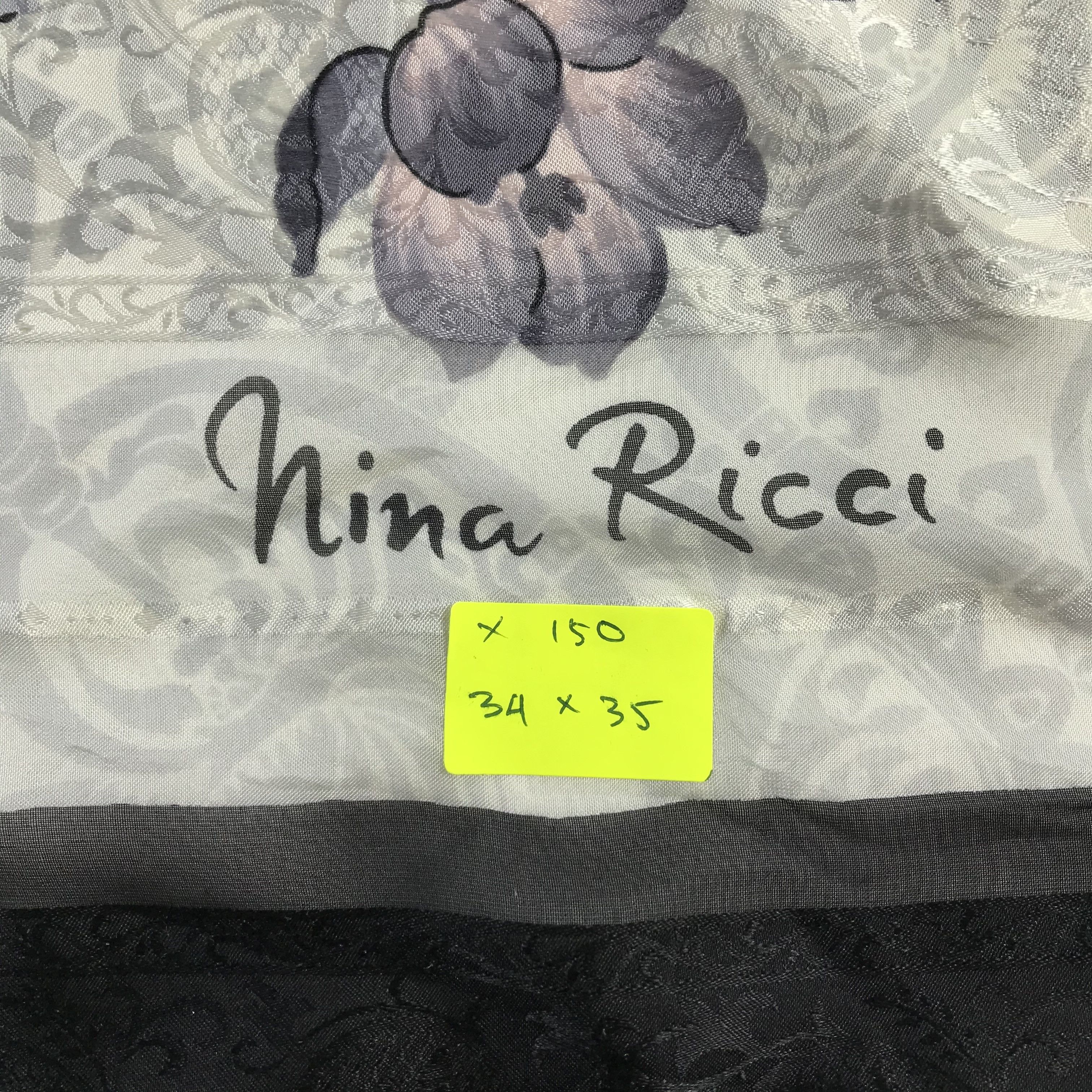 Nina Ricci Vintage Nina Ricci Silk Scarf Size ONE SIZE - 6 Thumbnail