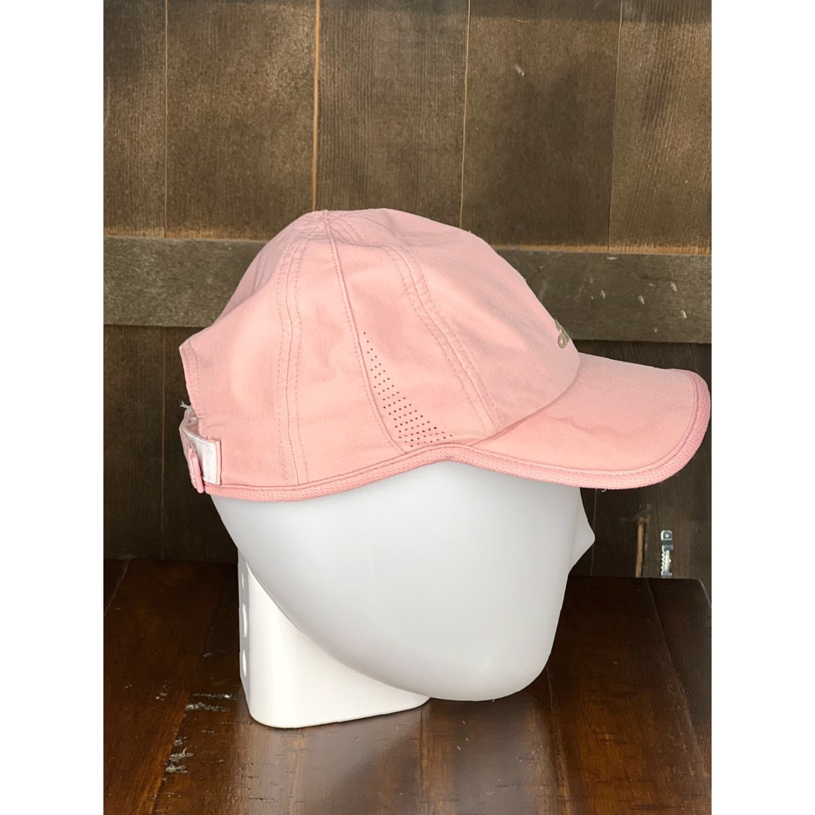 Adidas adidas Hat Cap Strap Back Womens Pink Gold Golf Golfer Aeroready Polyester A | Hat Cap Womens One Size Pink Adidas Logo Adjust... Size ONE SIZE - 5 Thumbnail