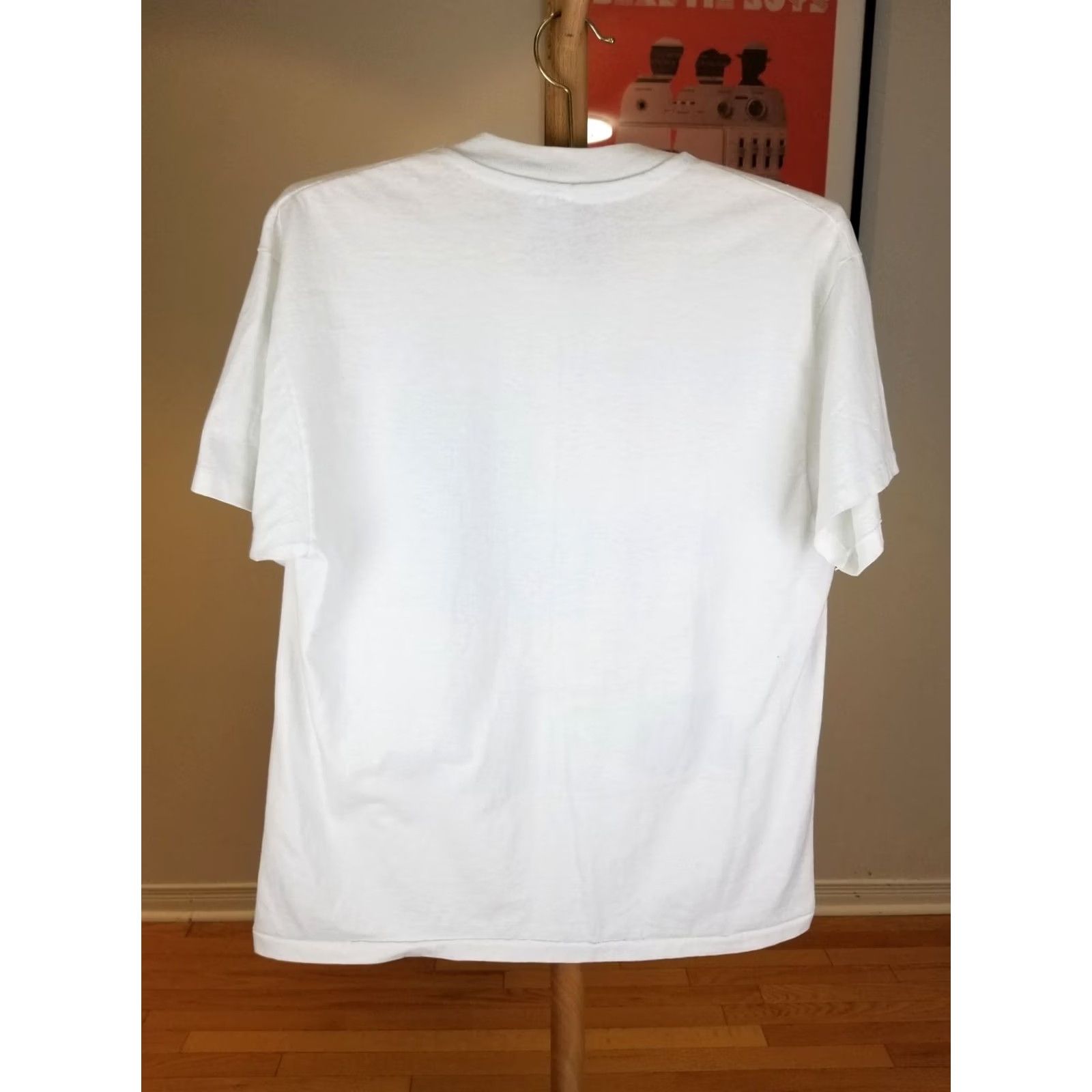 Hanes VINTAGE 90' ROUGE RIVER OREGON RAFTING SINGLE STITCH WHITE HANES T-SHIRT SZ L Size US L / EU 52-54 / 3 - 7 Thumbnail