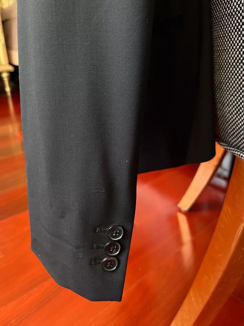 Jil Sander Jil Sander Black Blazer Size 4XL / US 24-26 - 4 Thumbnail